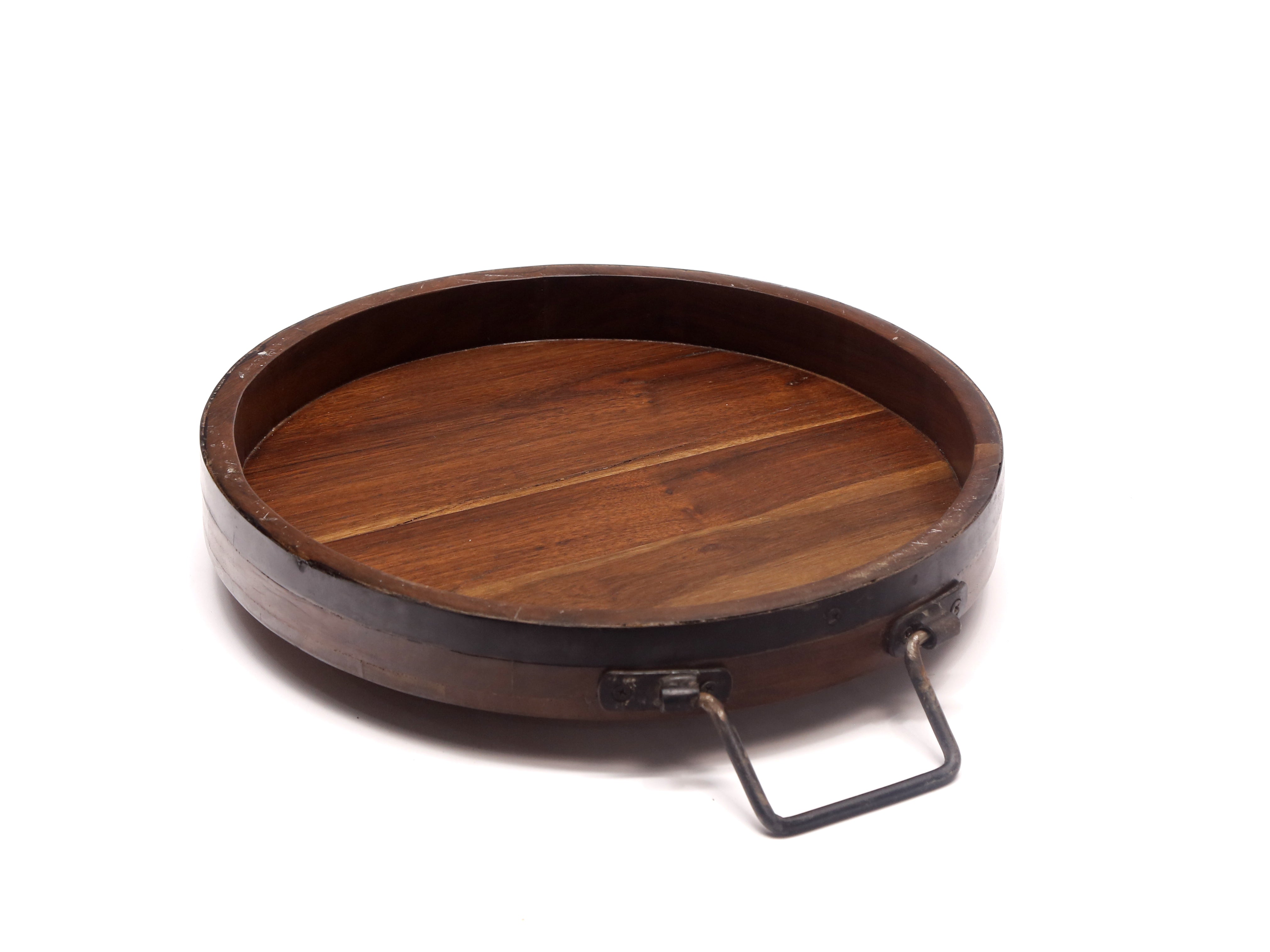 Vintage Handle Wooden Tray Tray