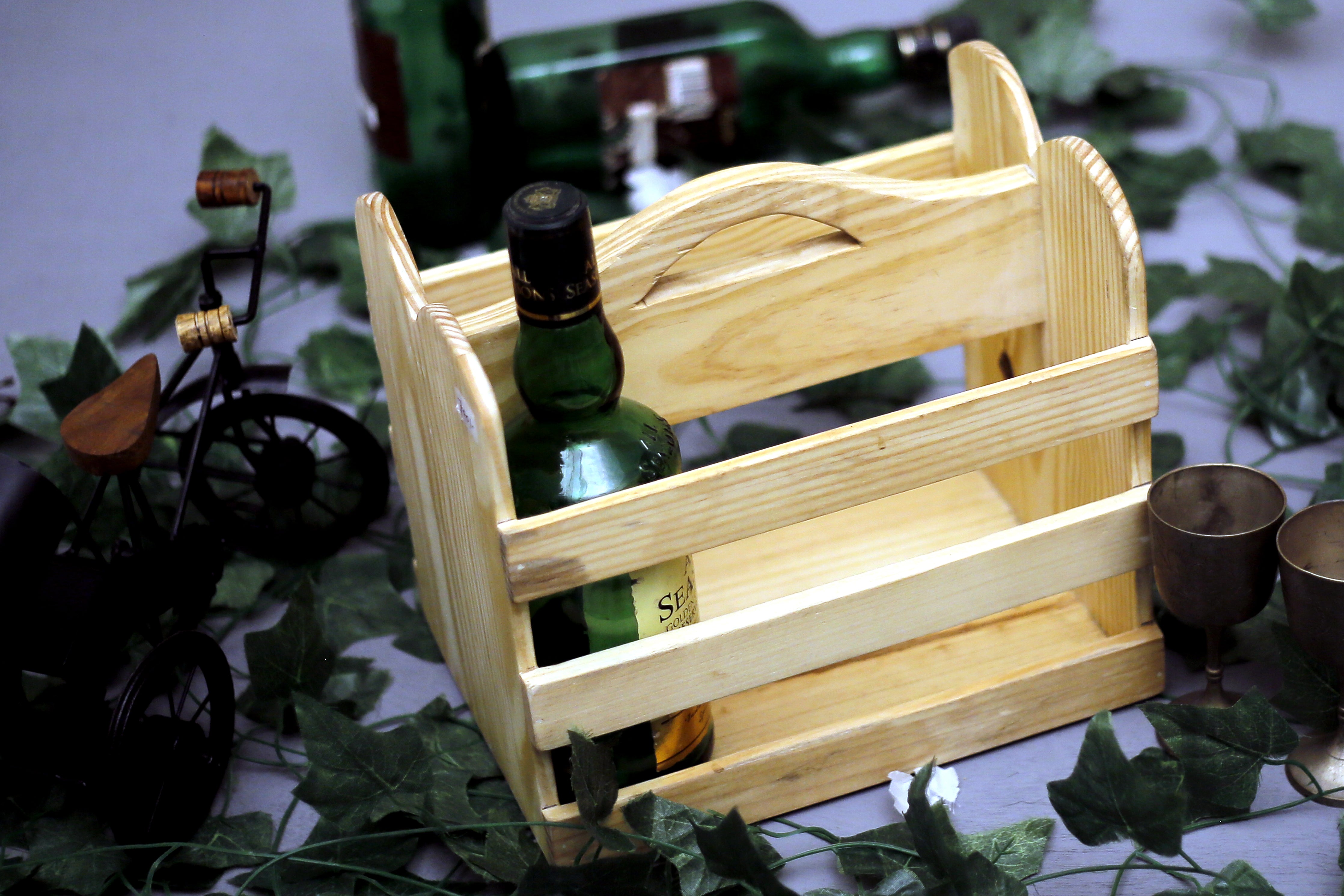 Cottage Style Bottle Crate Crate