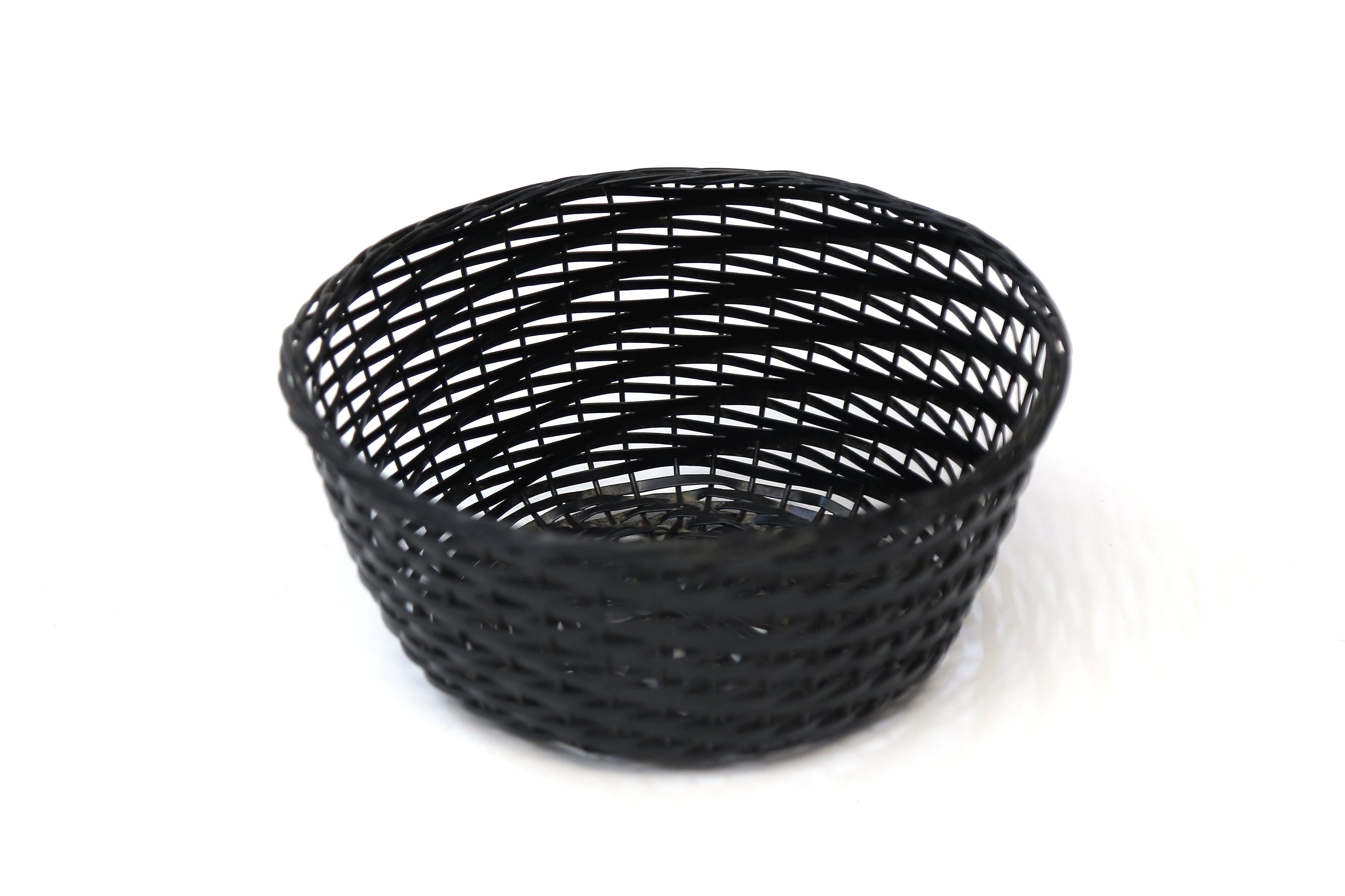 (Set of 3) Black Coloured Fruit Crate Metallic Tray Set Tray