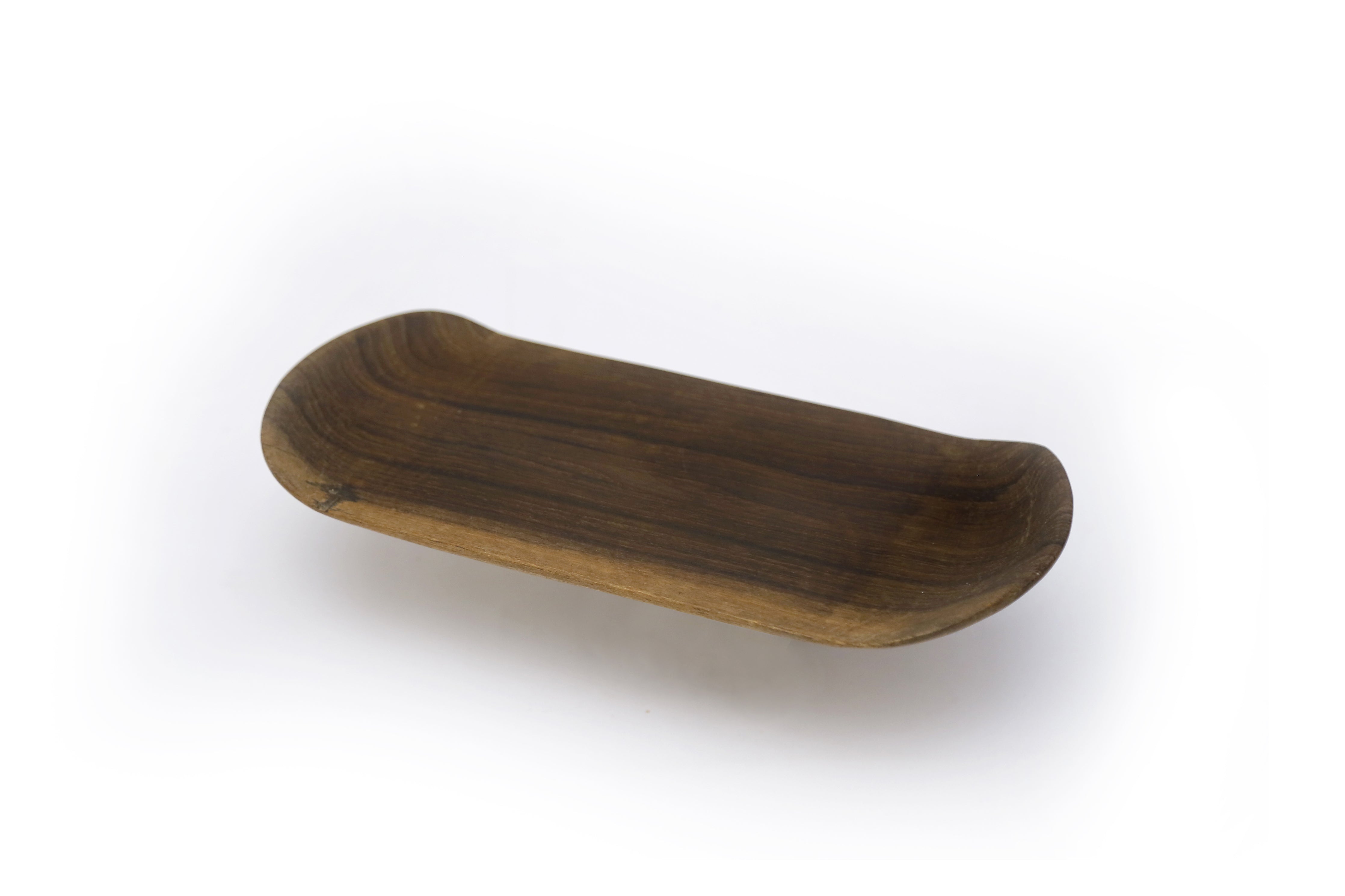 Woden Wave Shaped Platter Platter
