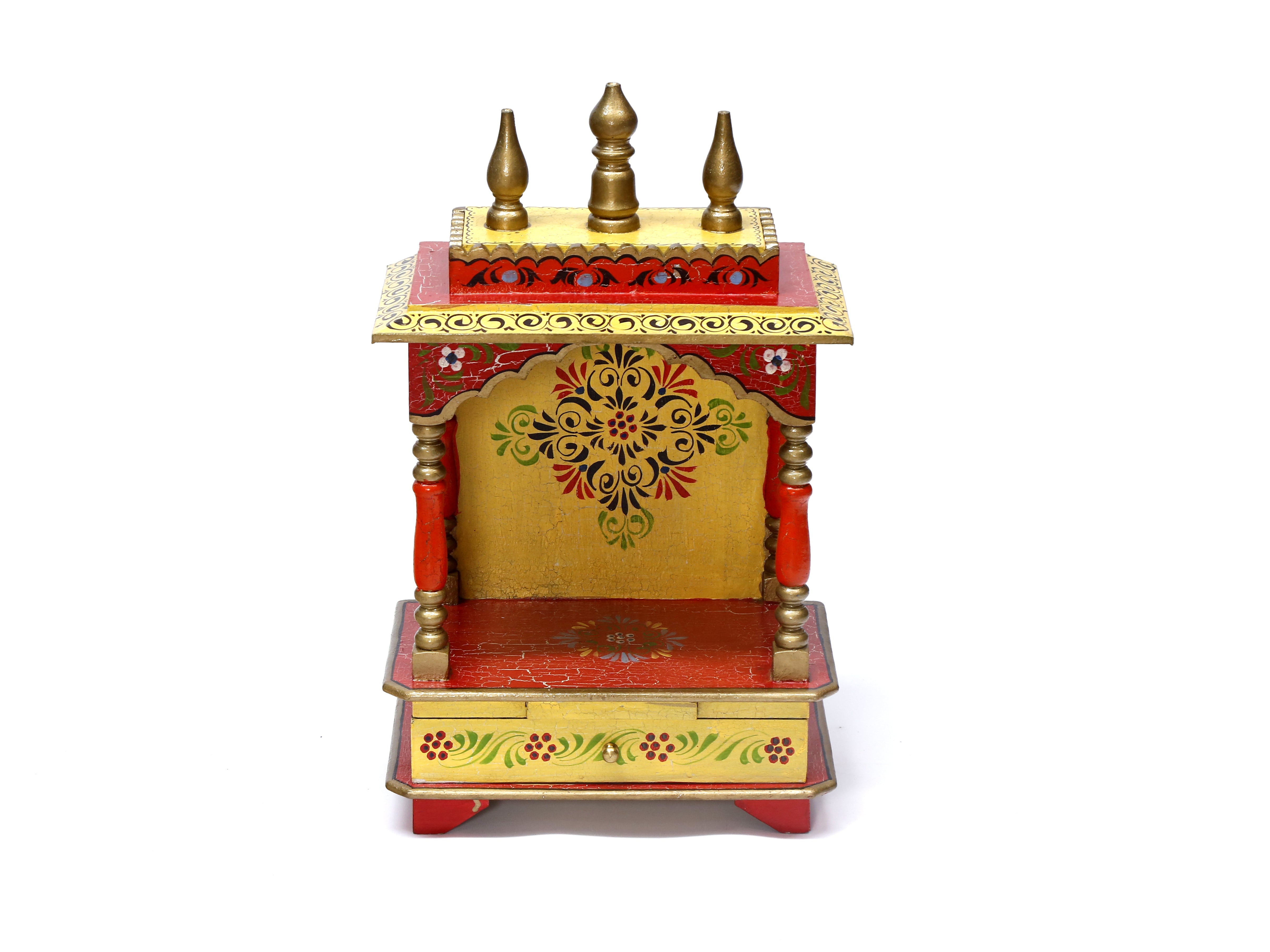 Colorful Wooden Royal Temple Temple