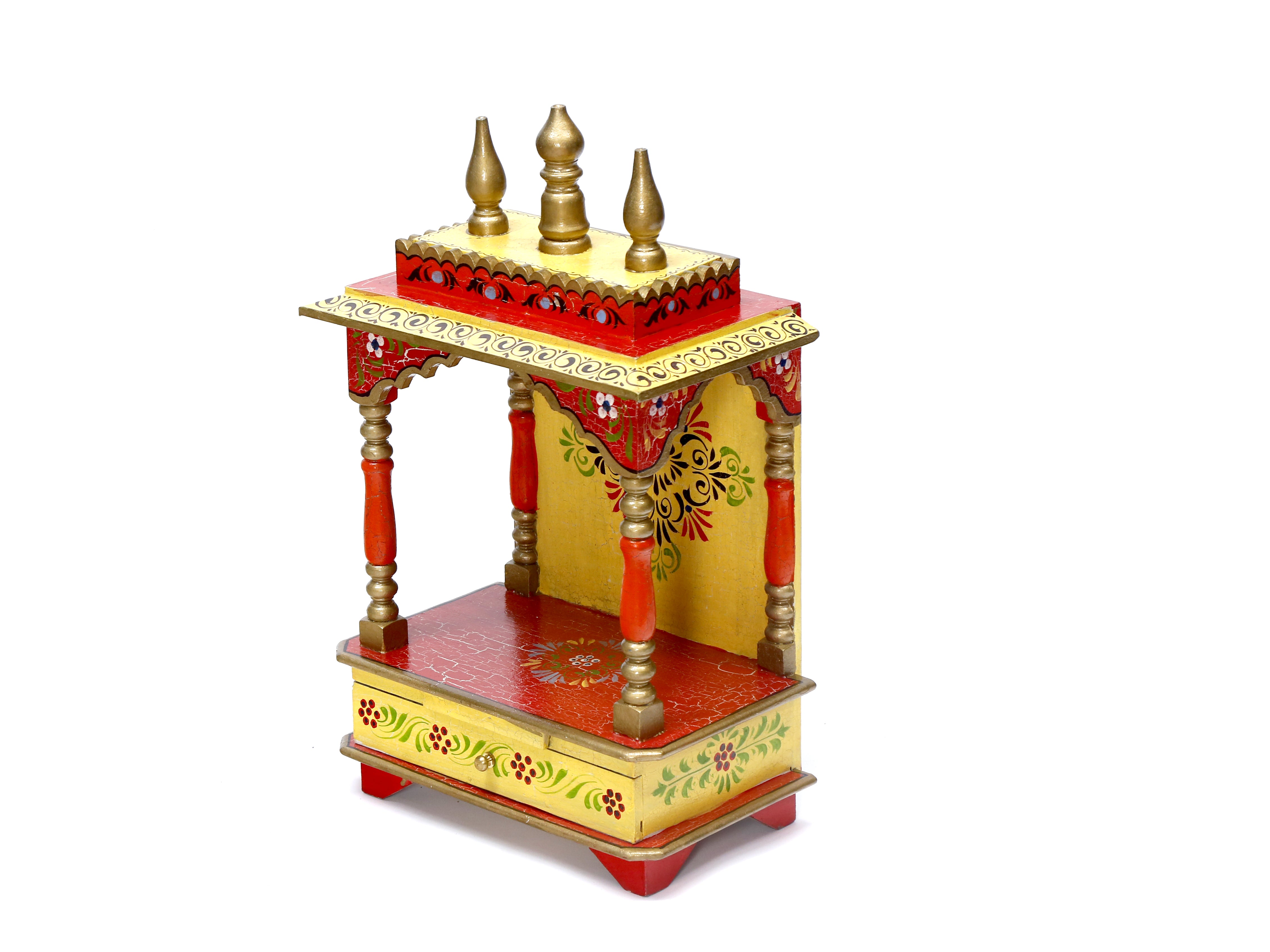 Colorful Wooden Royal Temple Temple