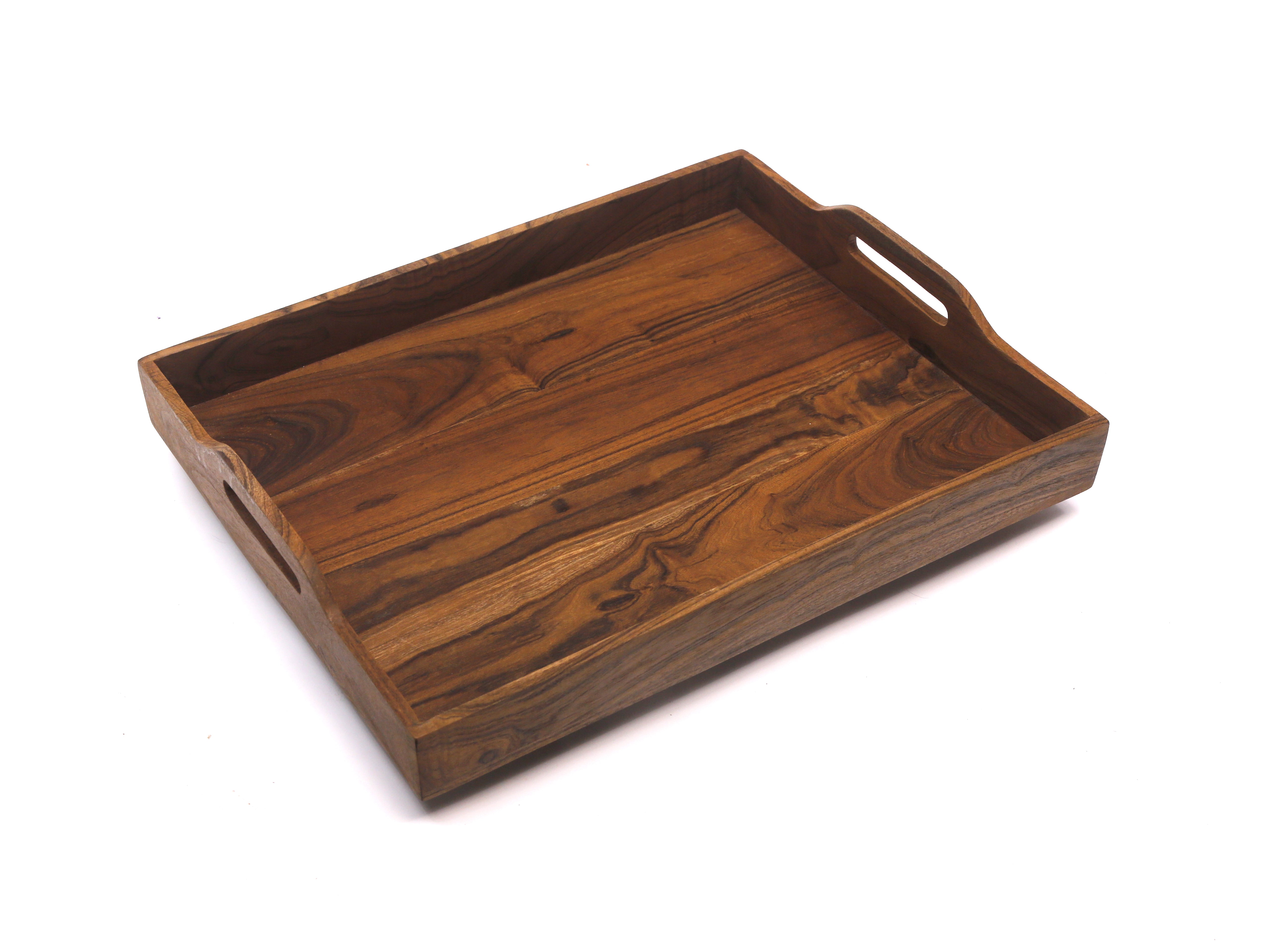 Solid Outer Handle Tray Set Tray
