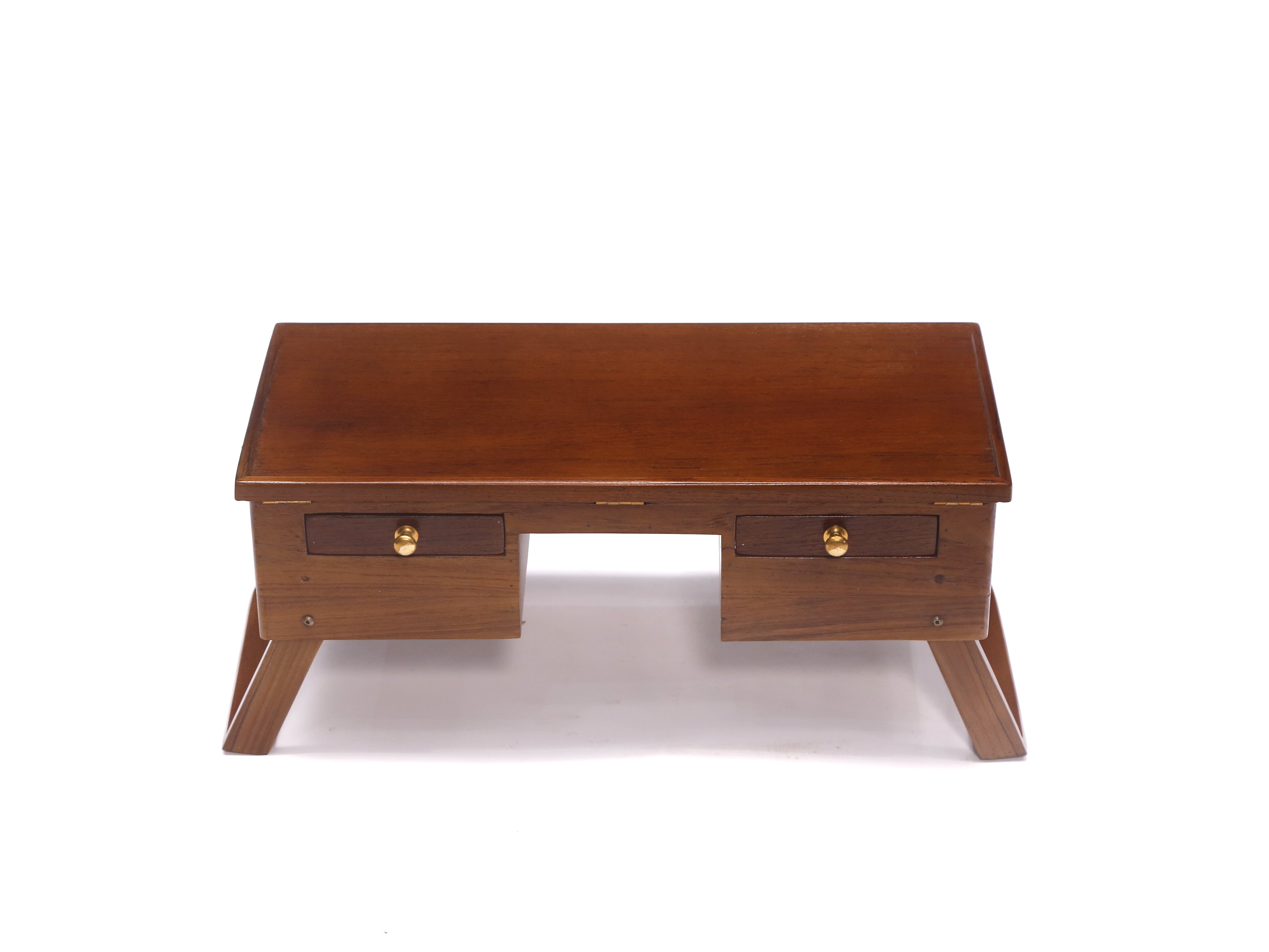 Adjustable Teak Laptop Table Lapdesk
