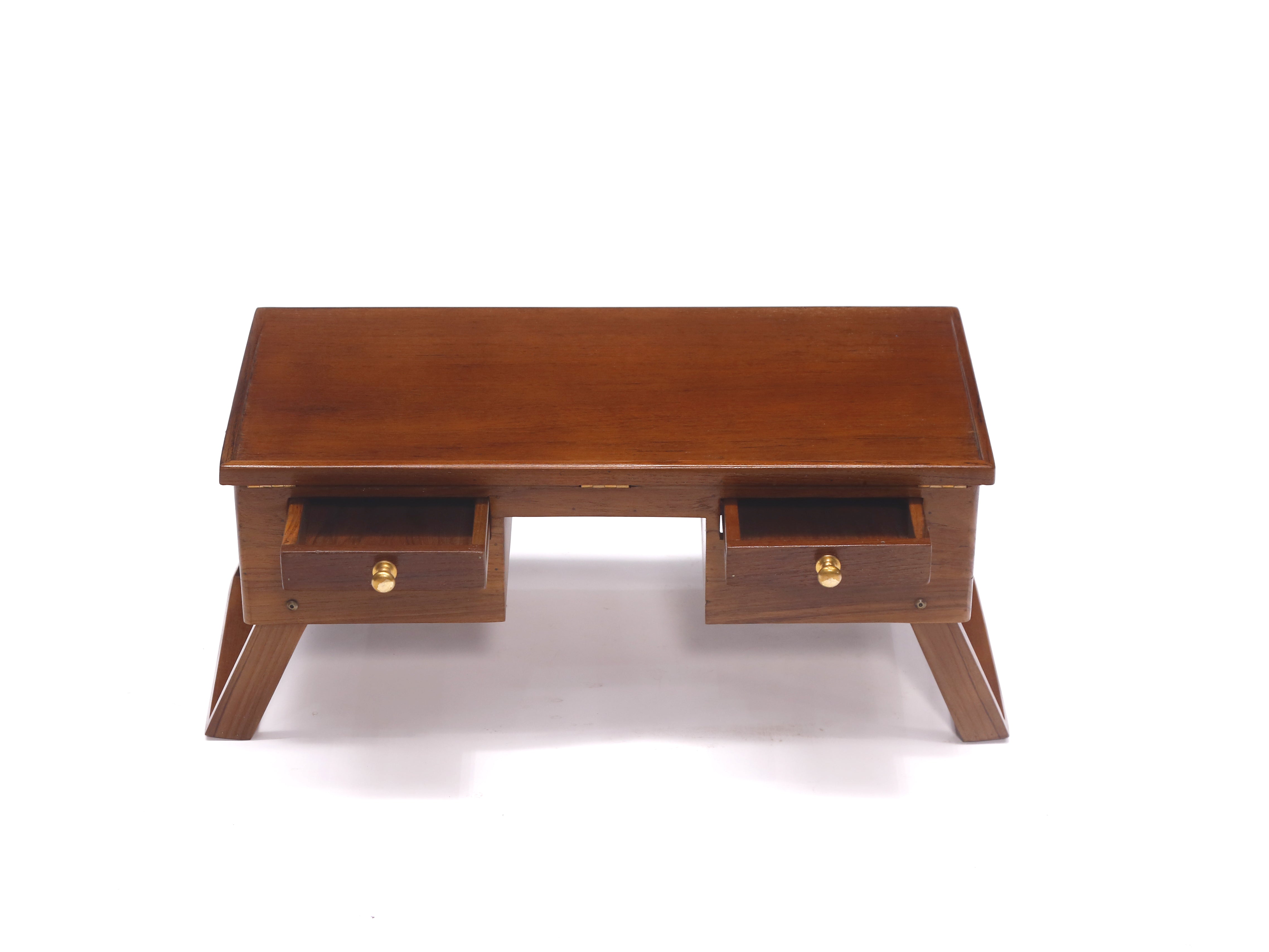 Adjustable Teak Laptop Table Lapdesk