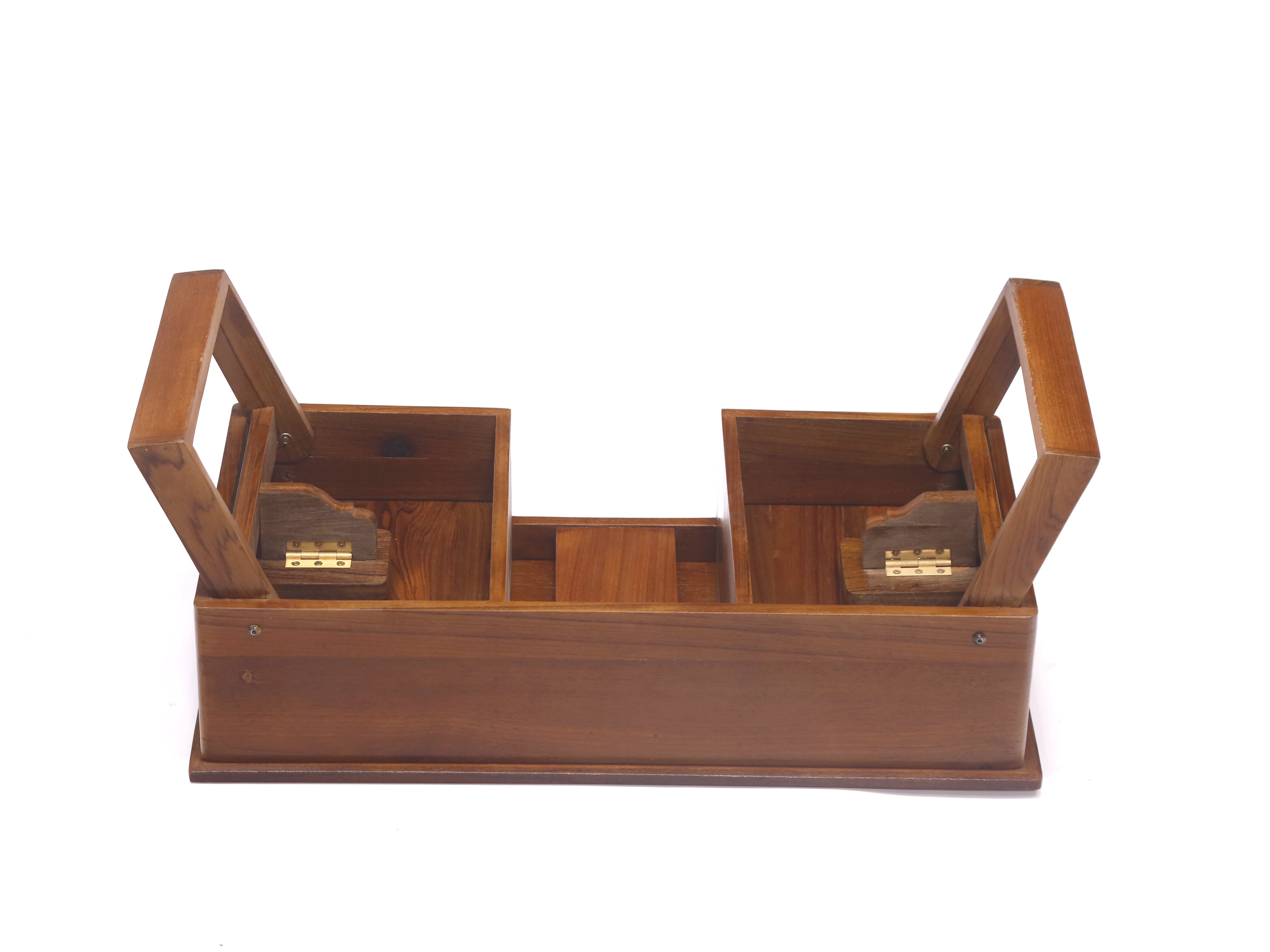 Adjustable Teak Laptop Table Lapdesk