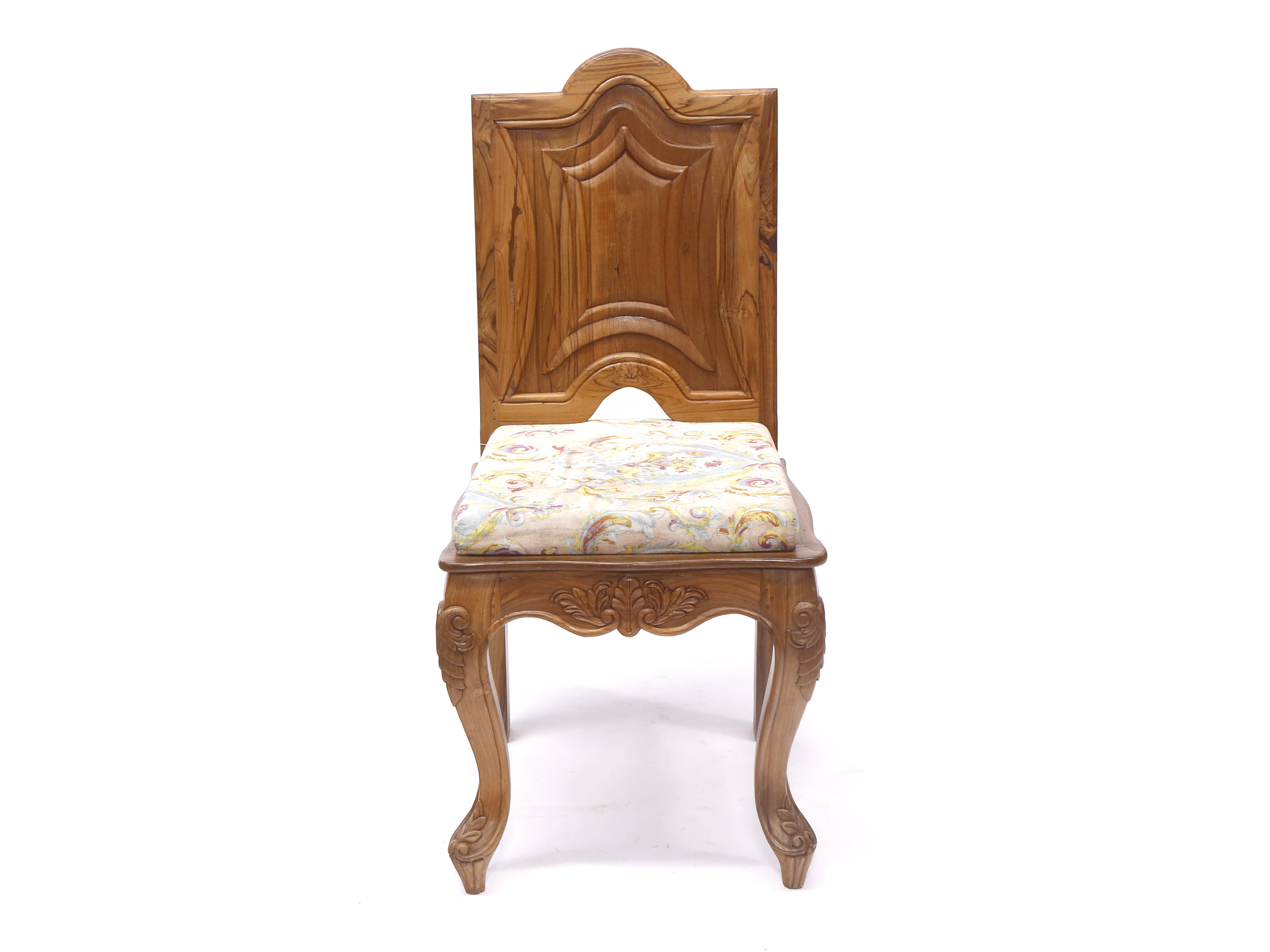 (Set of 2) Wood Ornate Dinning Chair Dining Chair