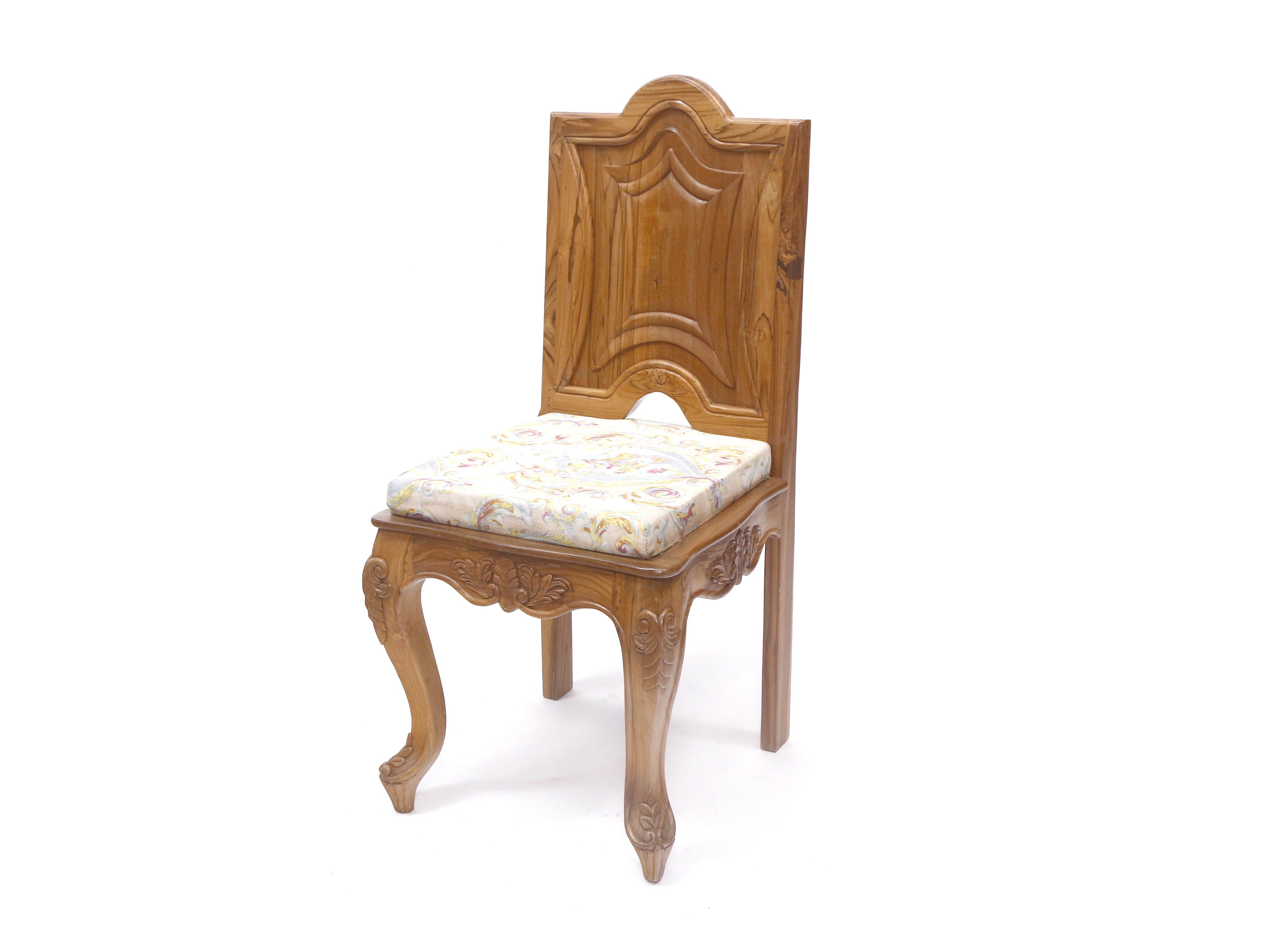 (Set of 2) Wood Ornate Dinning Chair Dining Chair
