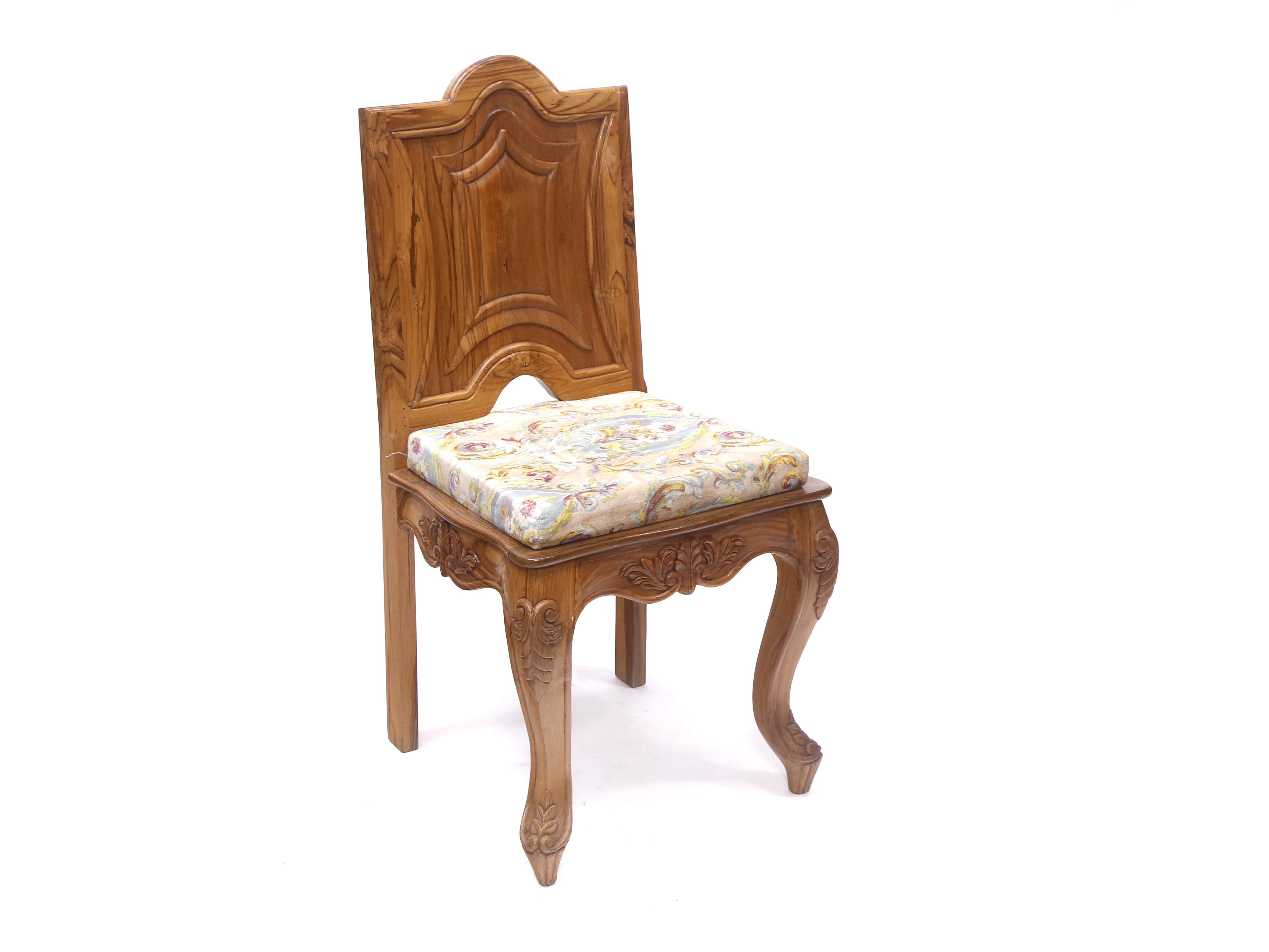 (Set of 2) Wood Ornate Dinning Chair Dining Chair