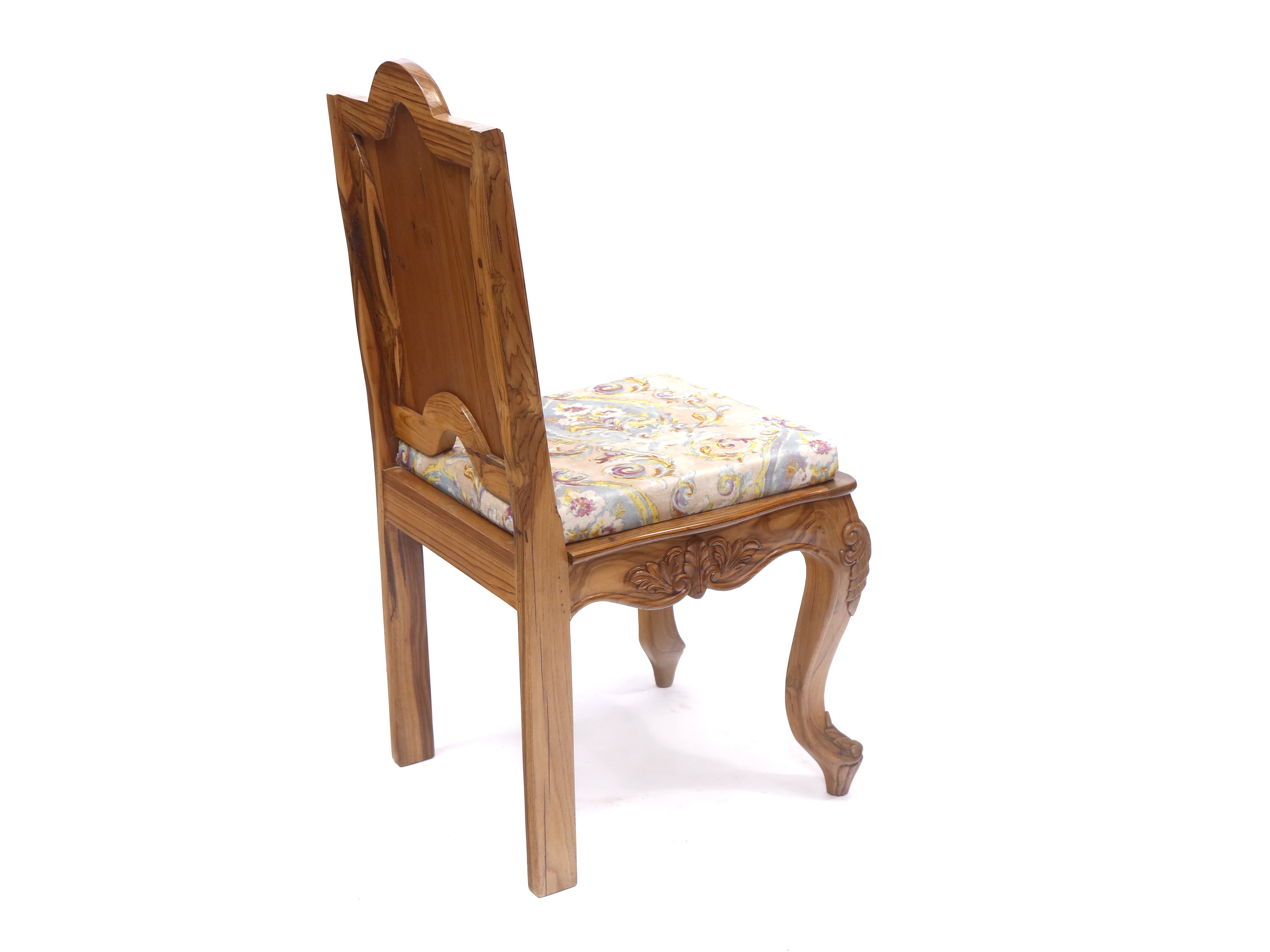 (Set of 2) Wood Ornate Dinning Chair Dining Chair