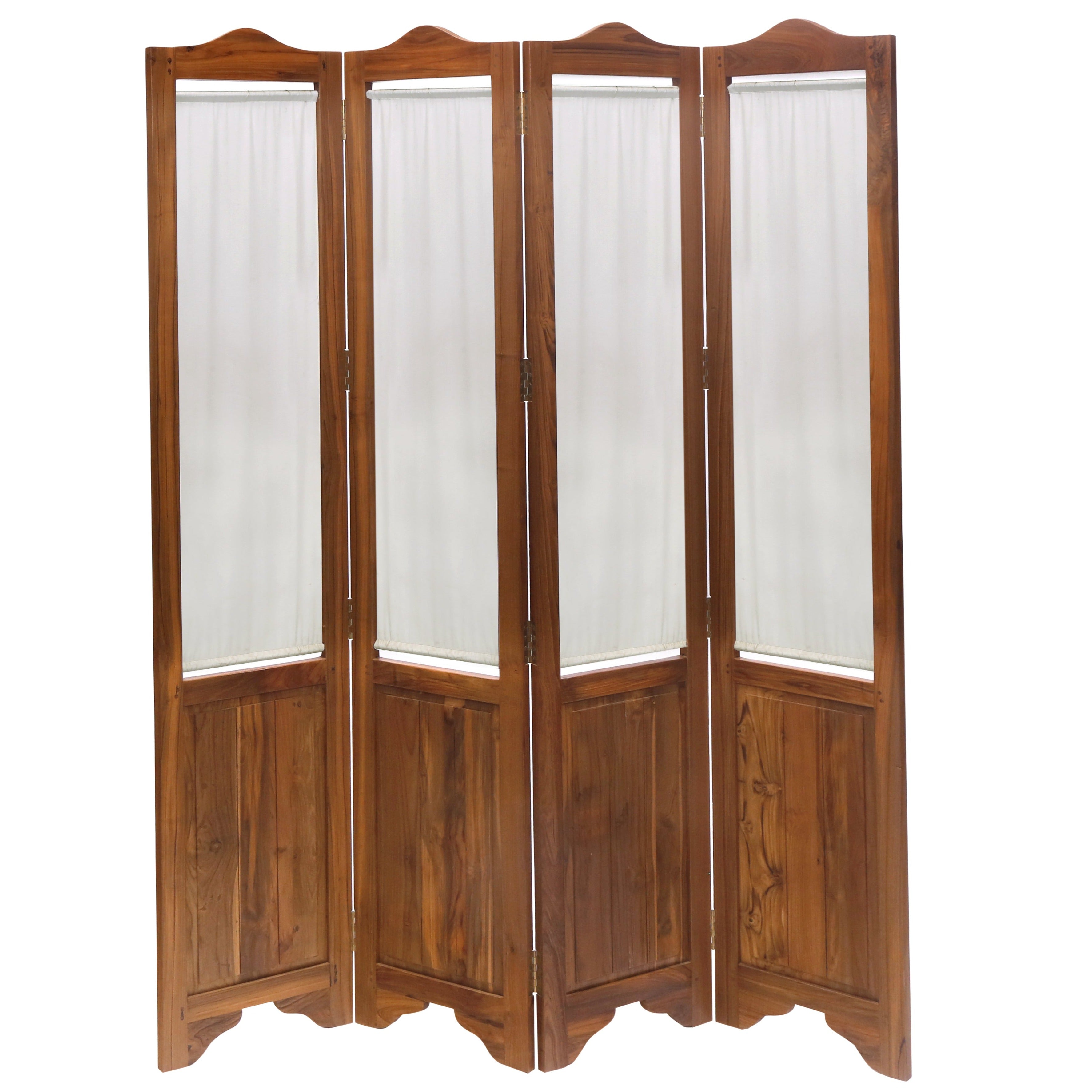 Classic Teak Wood Wall Partition Room Divider wall partition