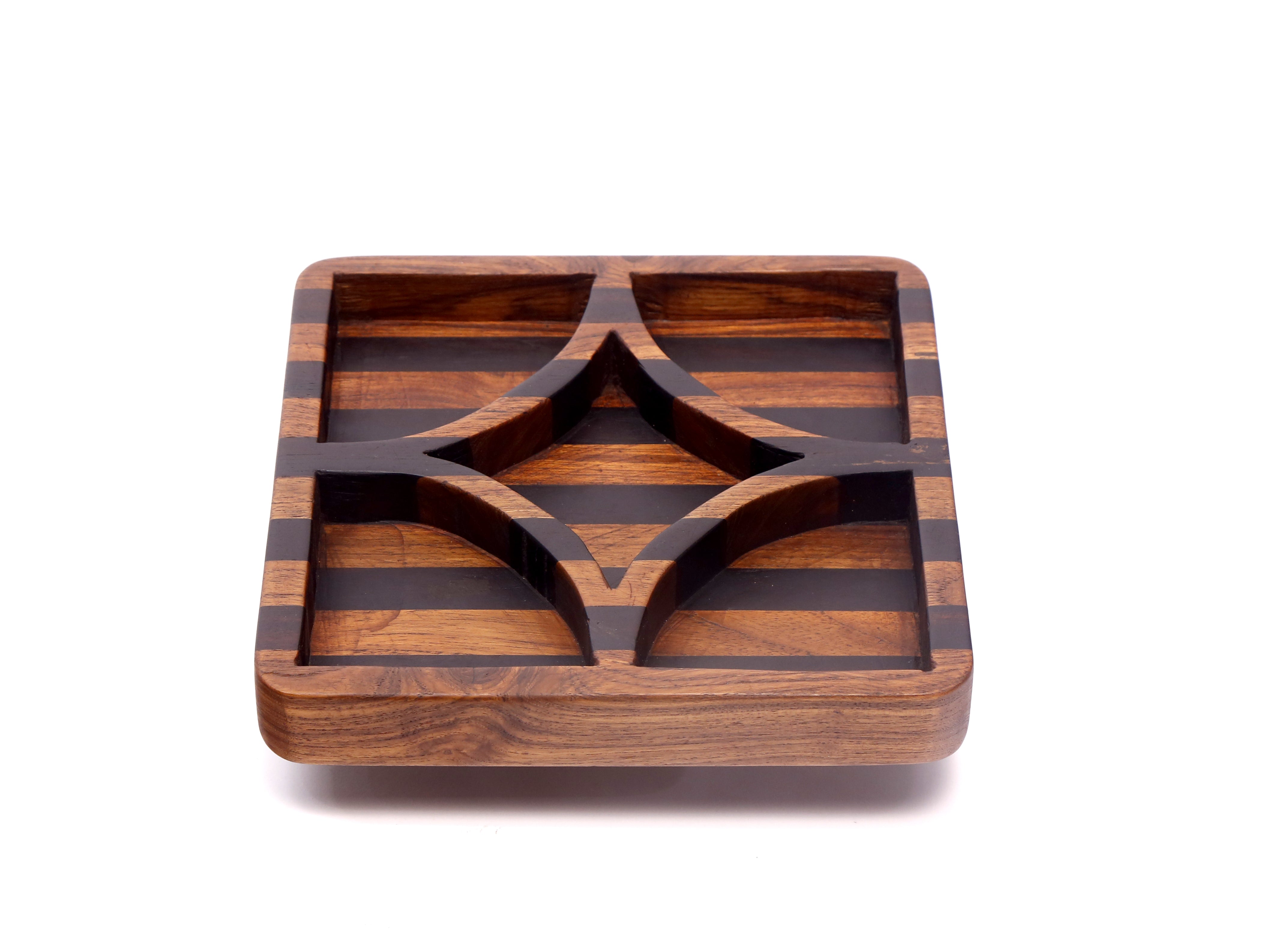 Two Tone Diamond Platter Platter