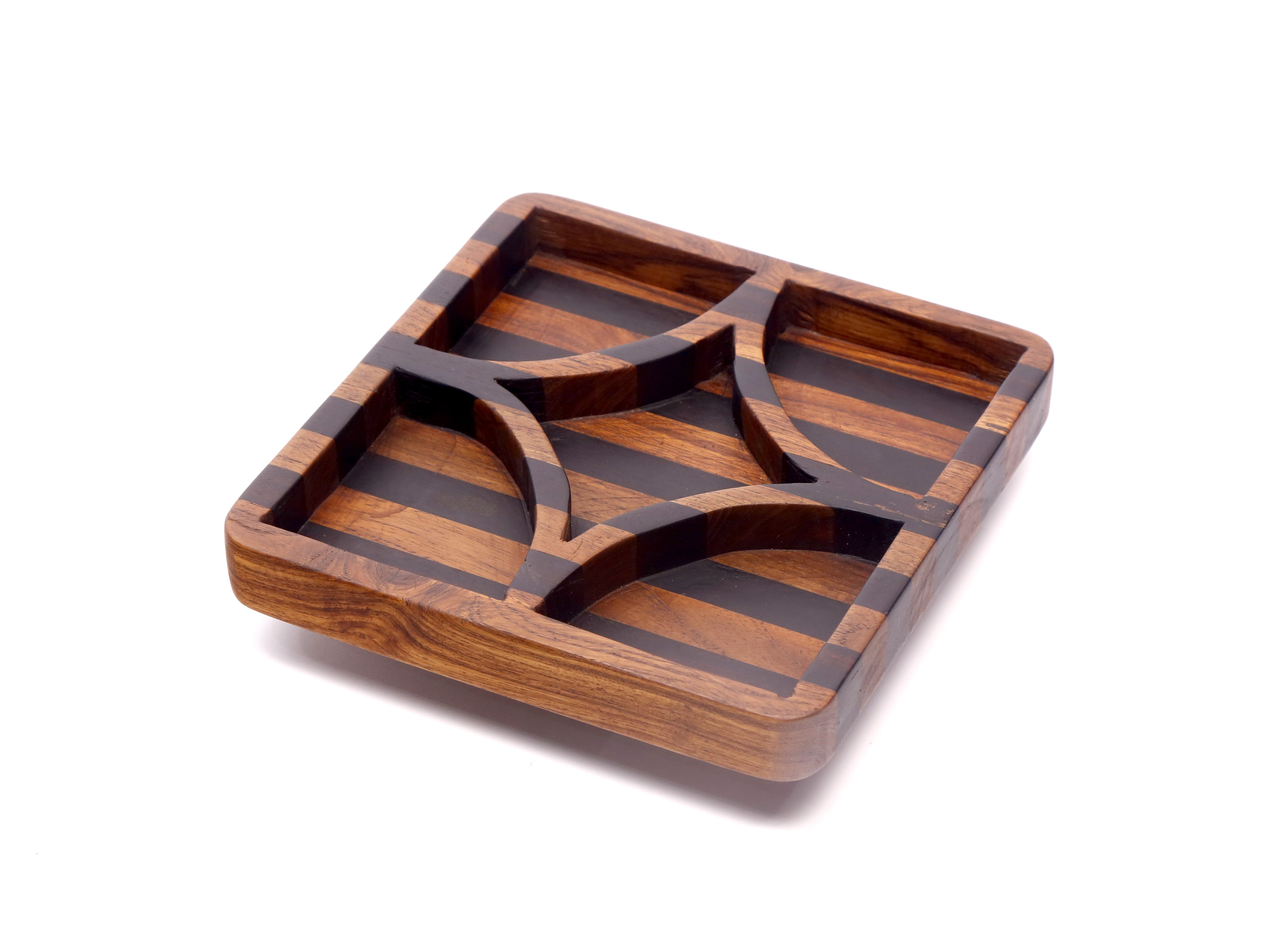 Two Tone Diamond Platter Platter