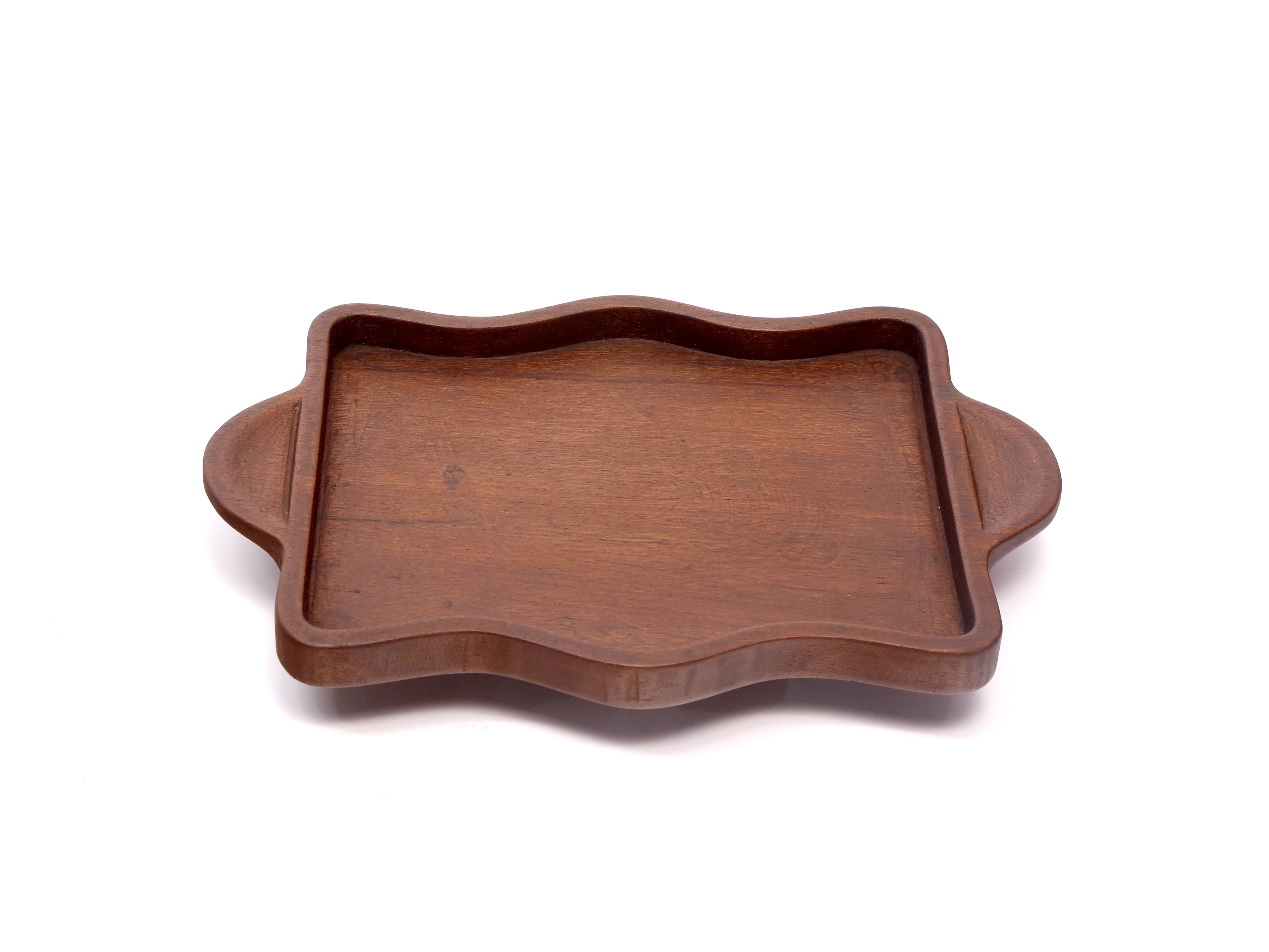 Rectangle Wave Wooden Tray Platter