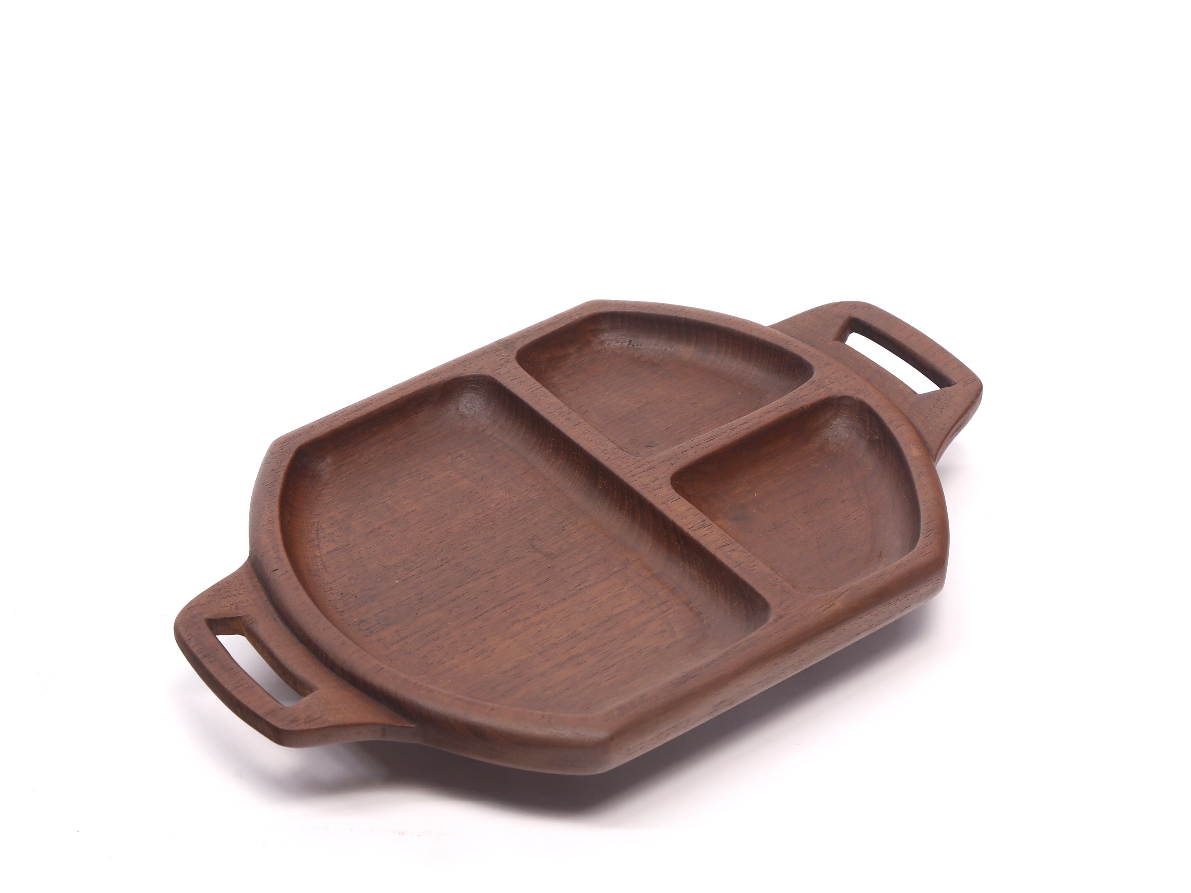 Geometric Long Wooden Tray Platter