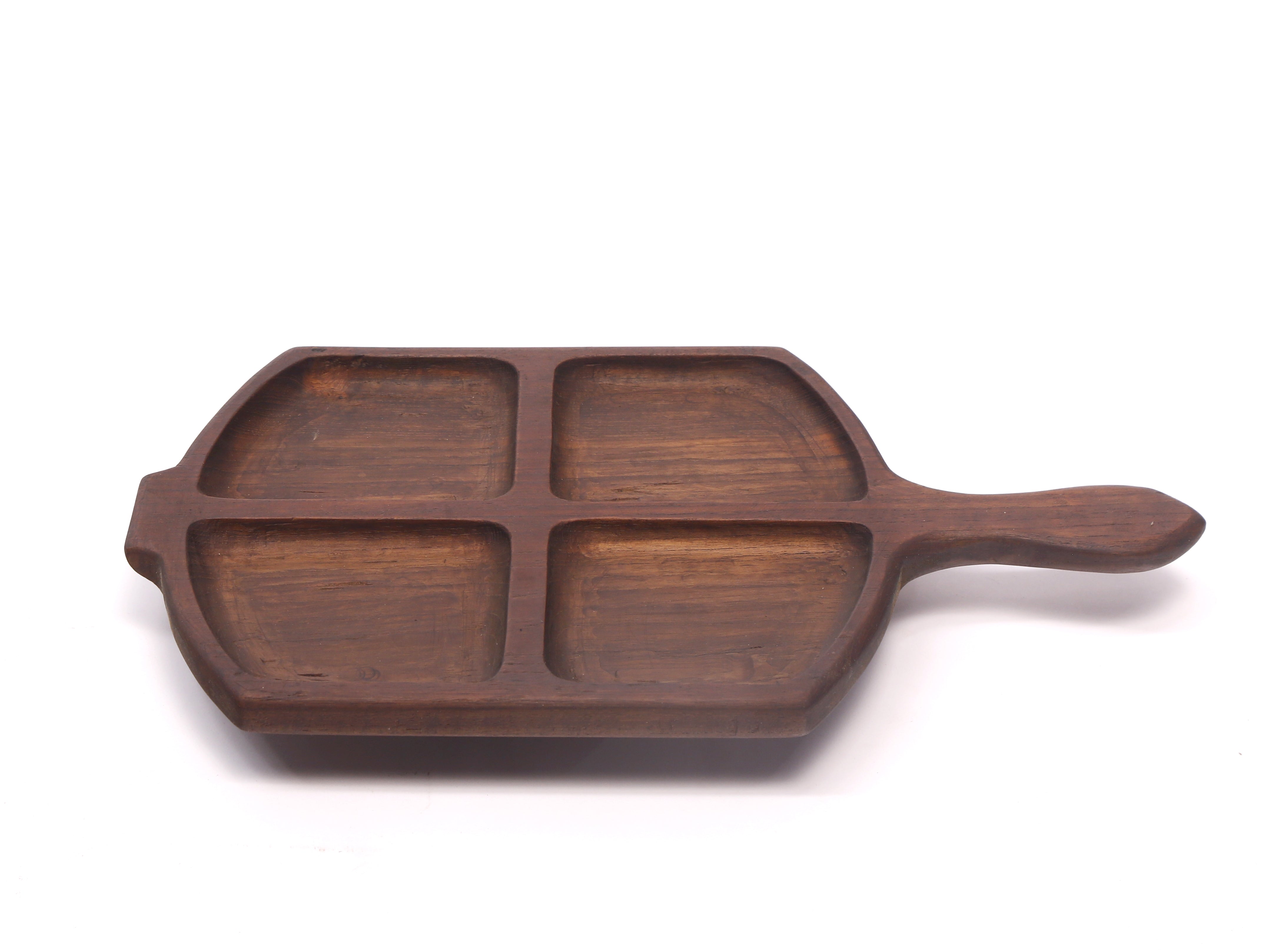 Flat Wooden Pan Platter Platter