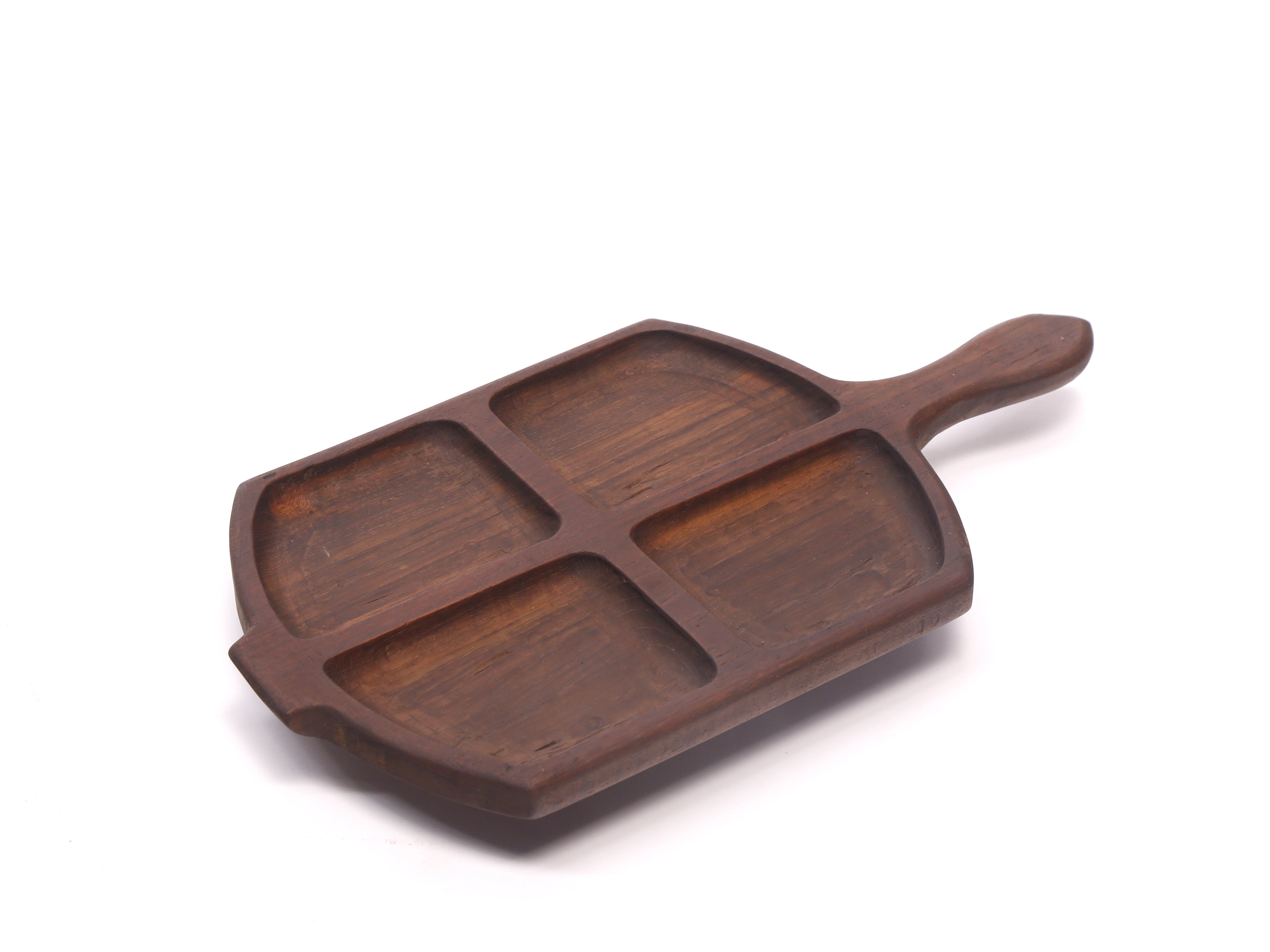 Flat Wooden Pan Platter Platter