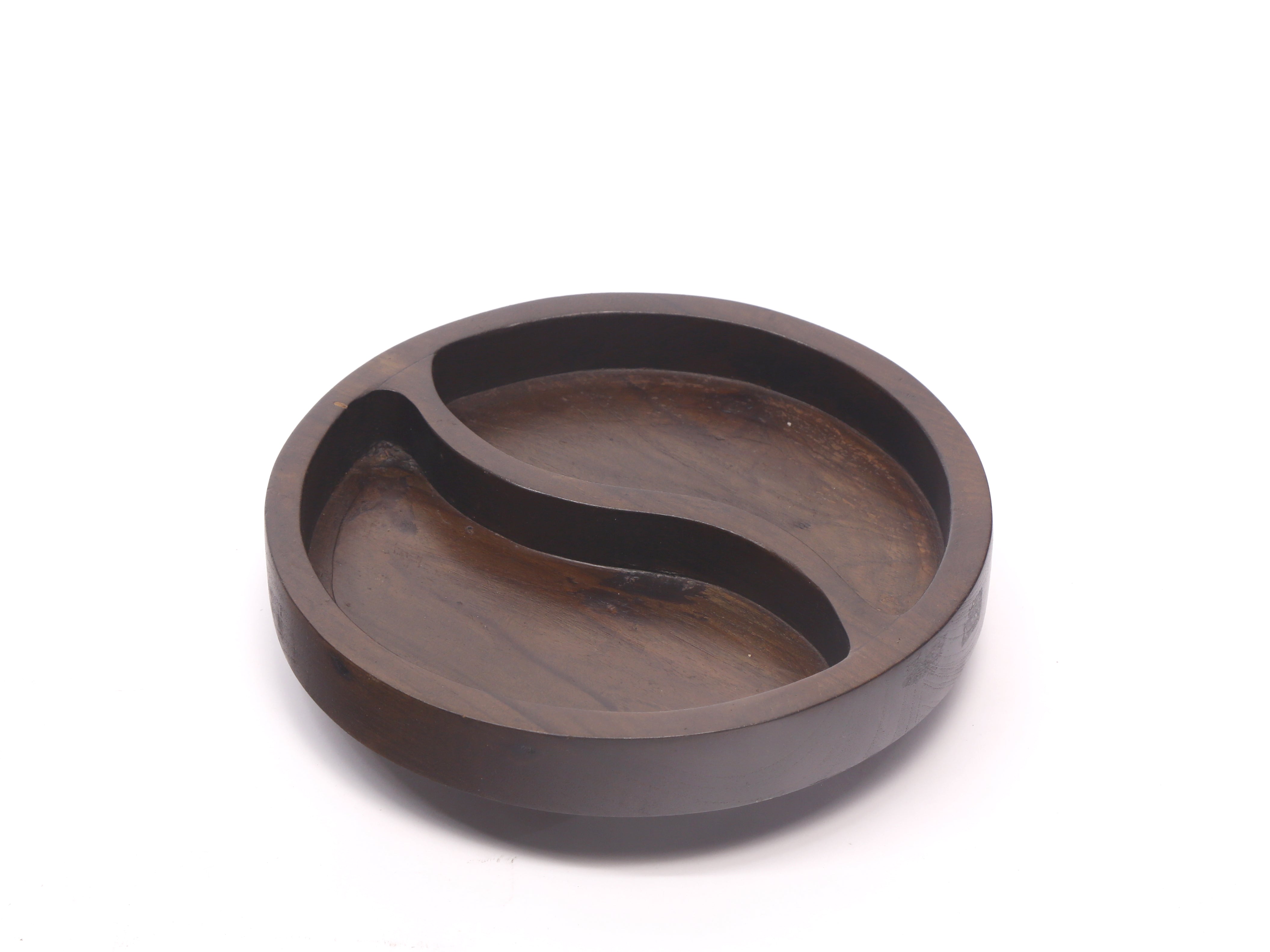 Wooden Wave Round Platter Platter