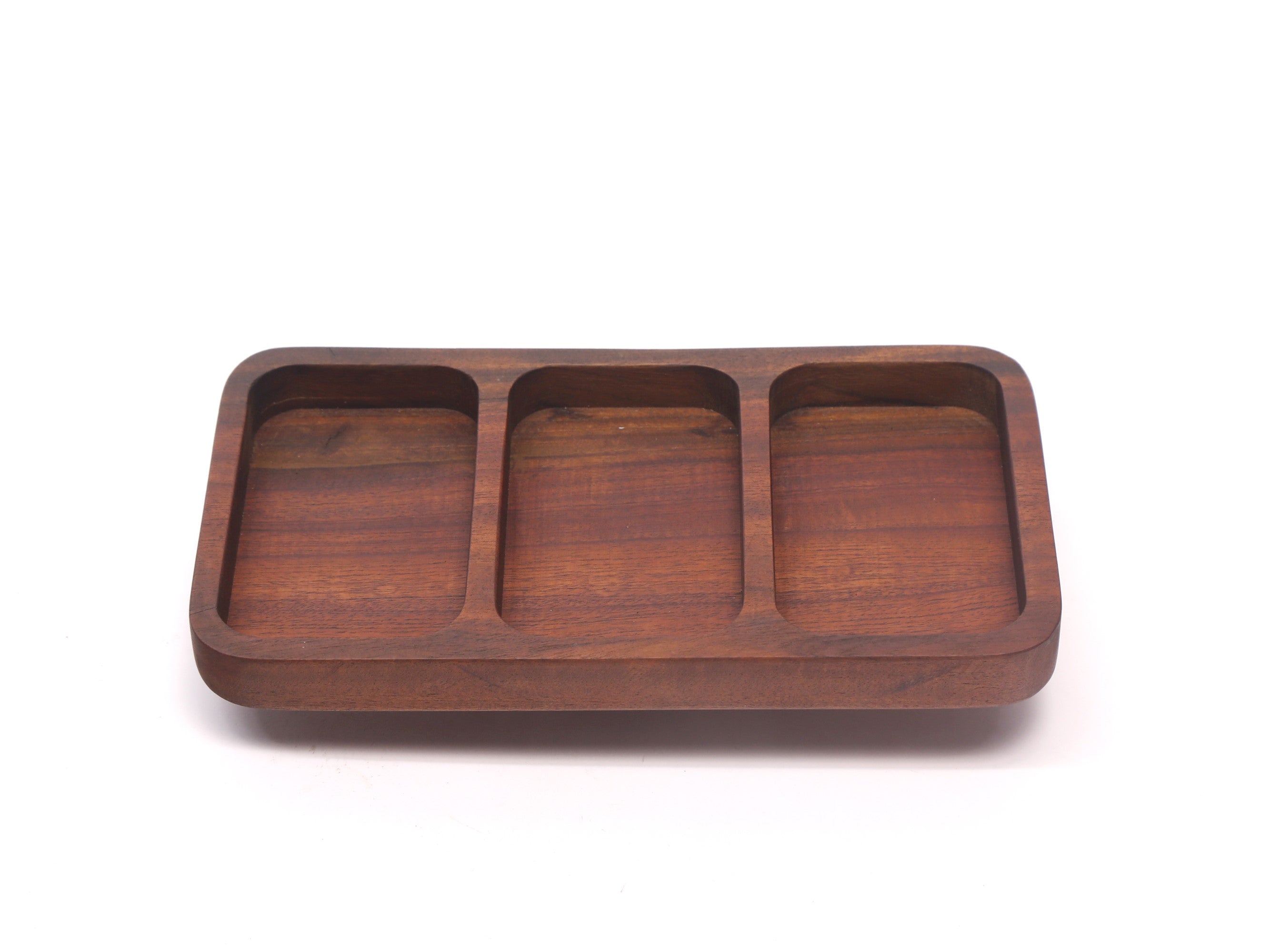 3-slot Wooden Platter Platter