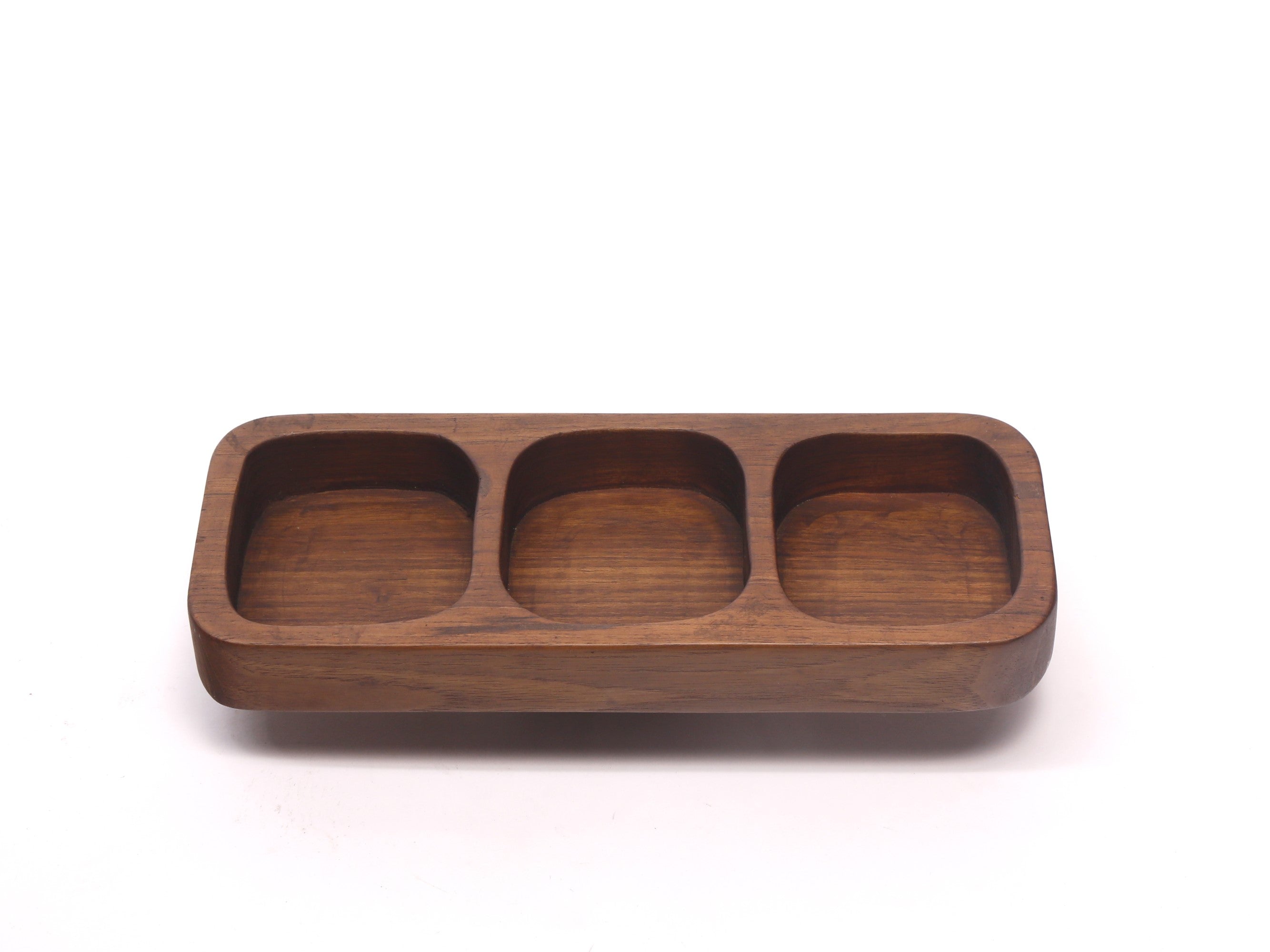 Multi-slot Wooden Tray Platter