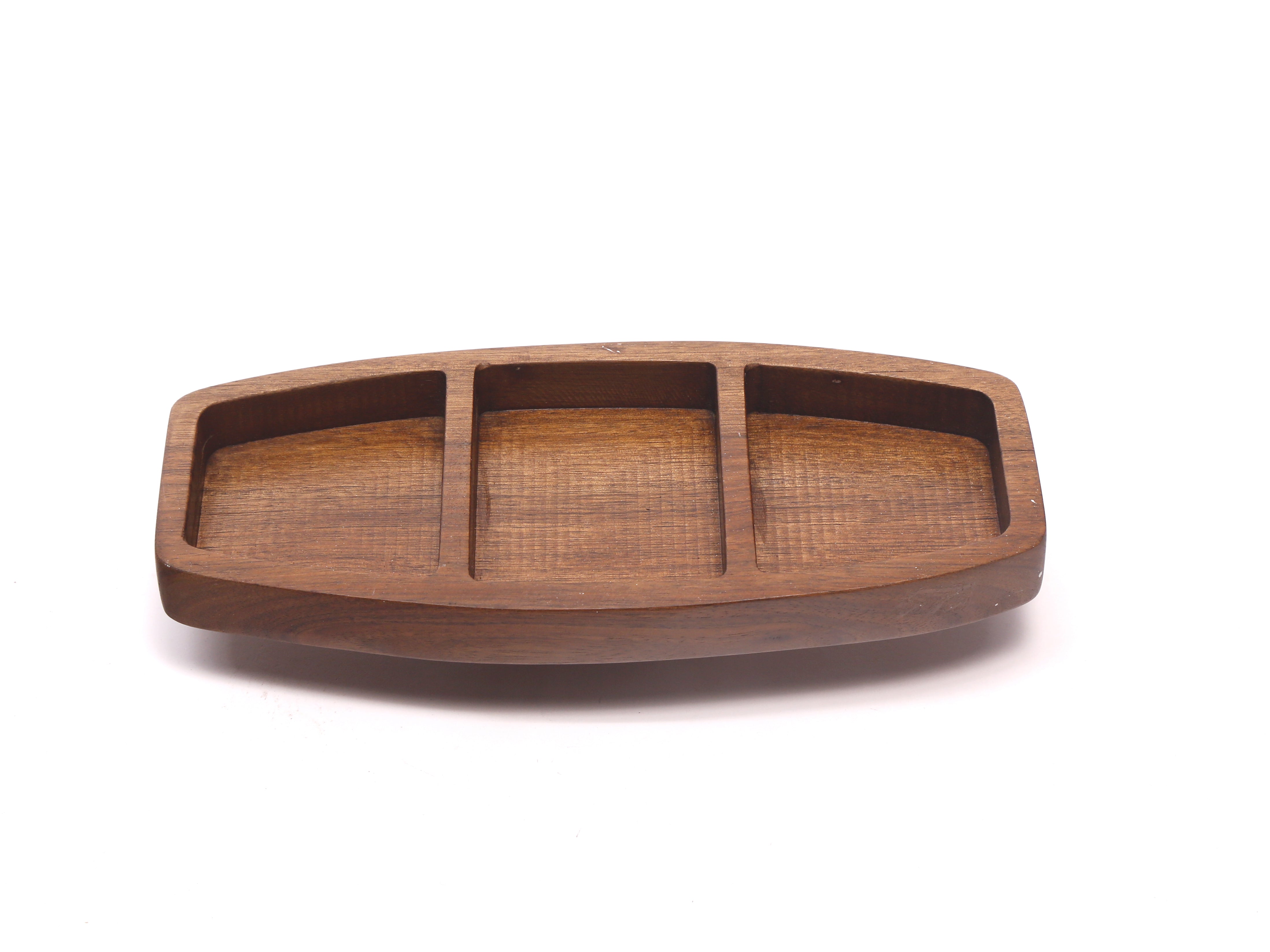 Three Compartment Wooden Platter Platter