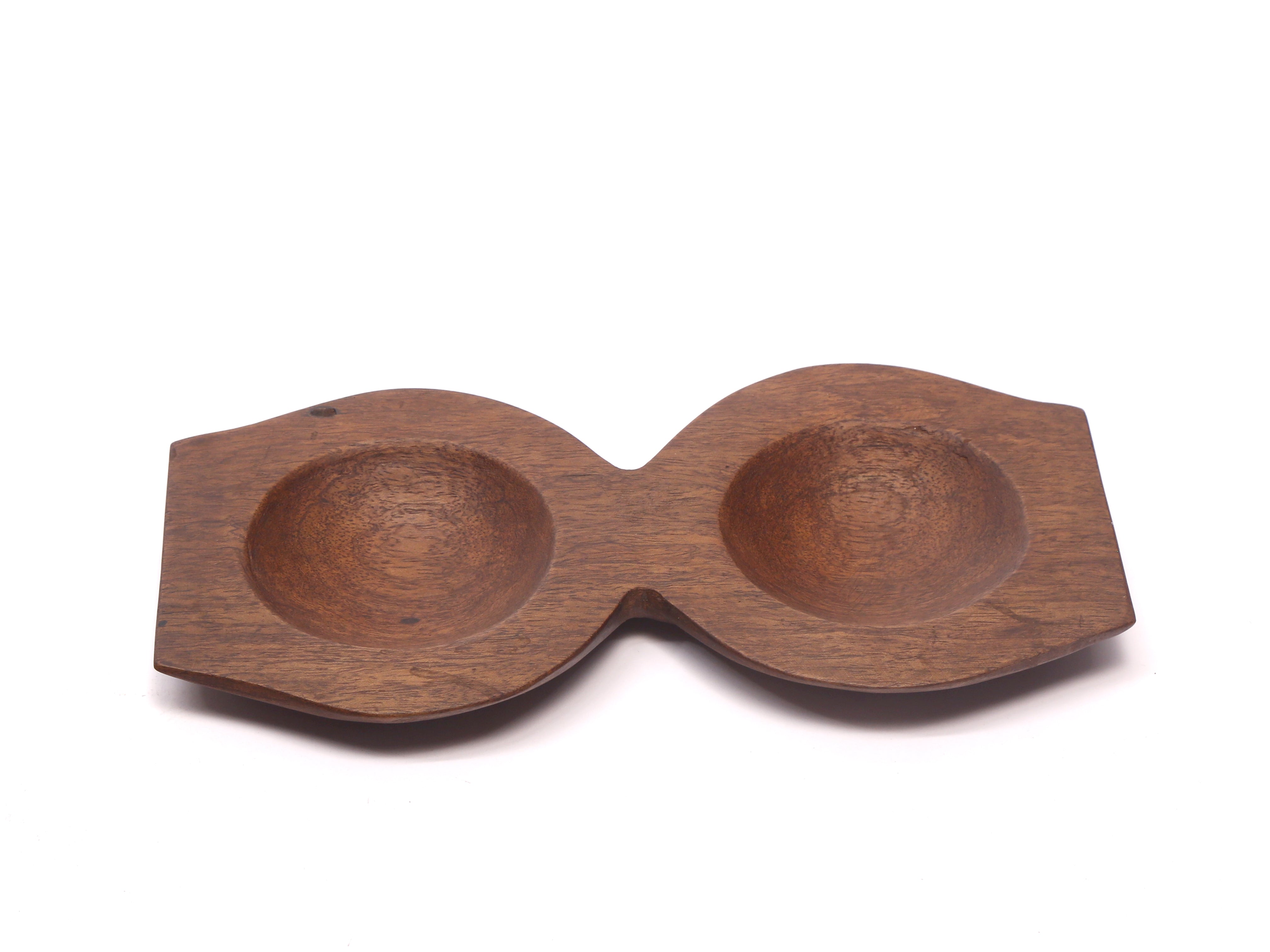 Double Bowl Holder Platter Platter