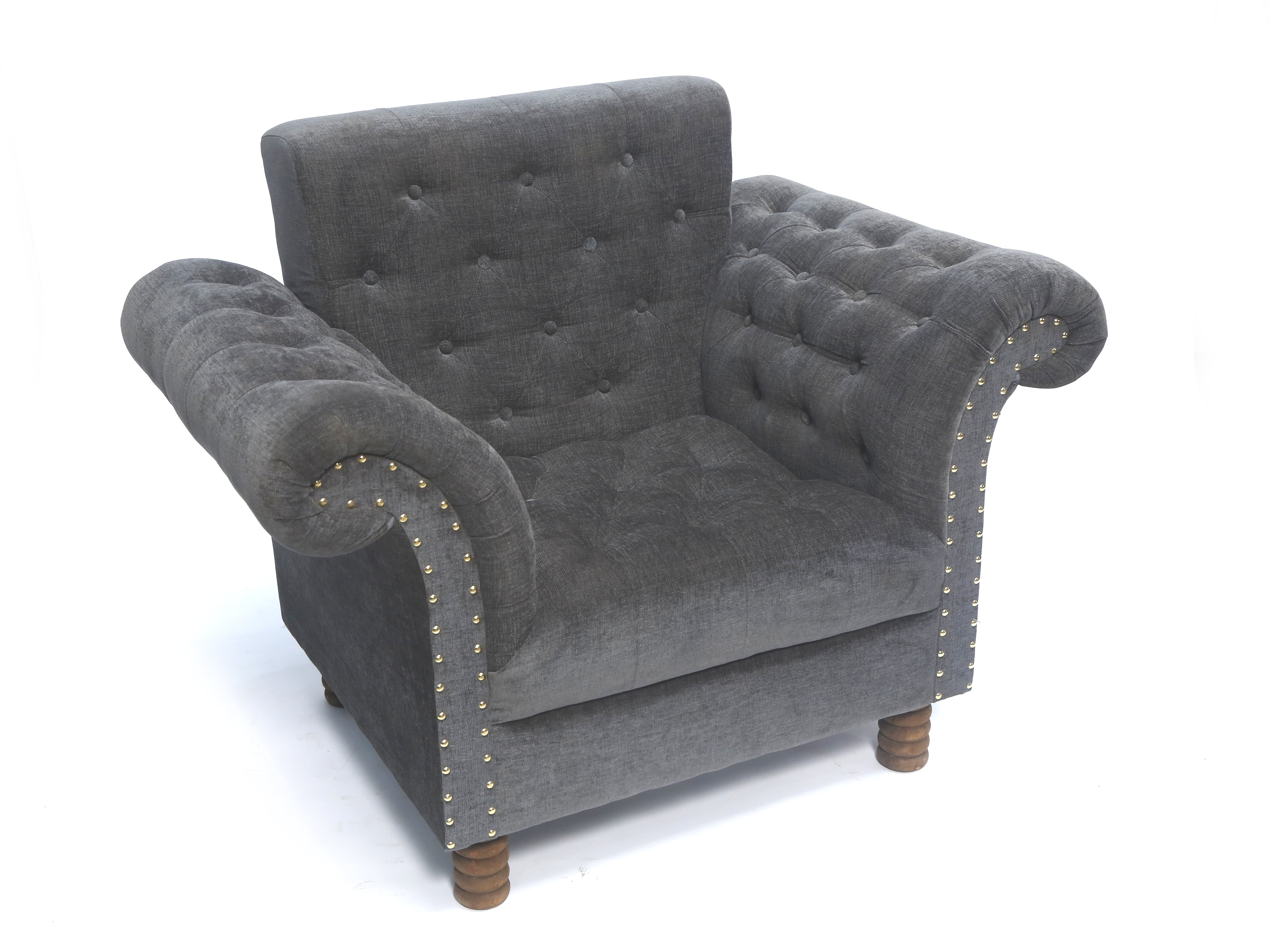 Upholstered Royal Curve single Seater Sofa Sofa