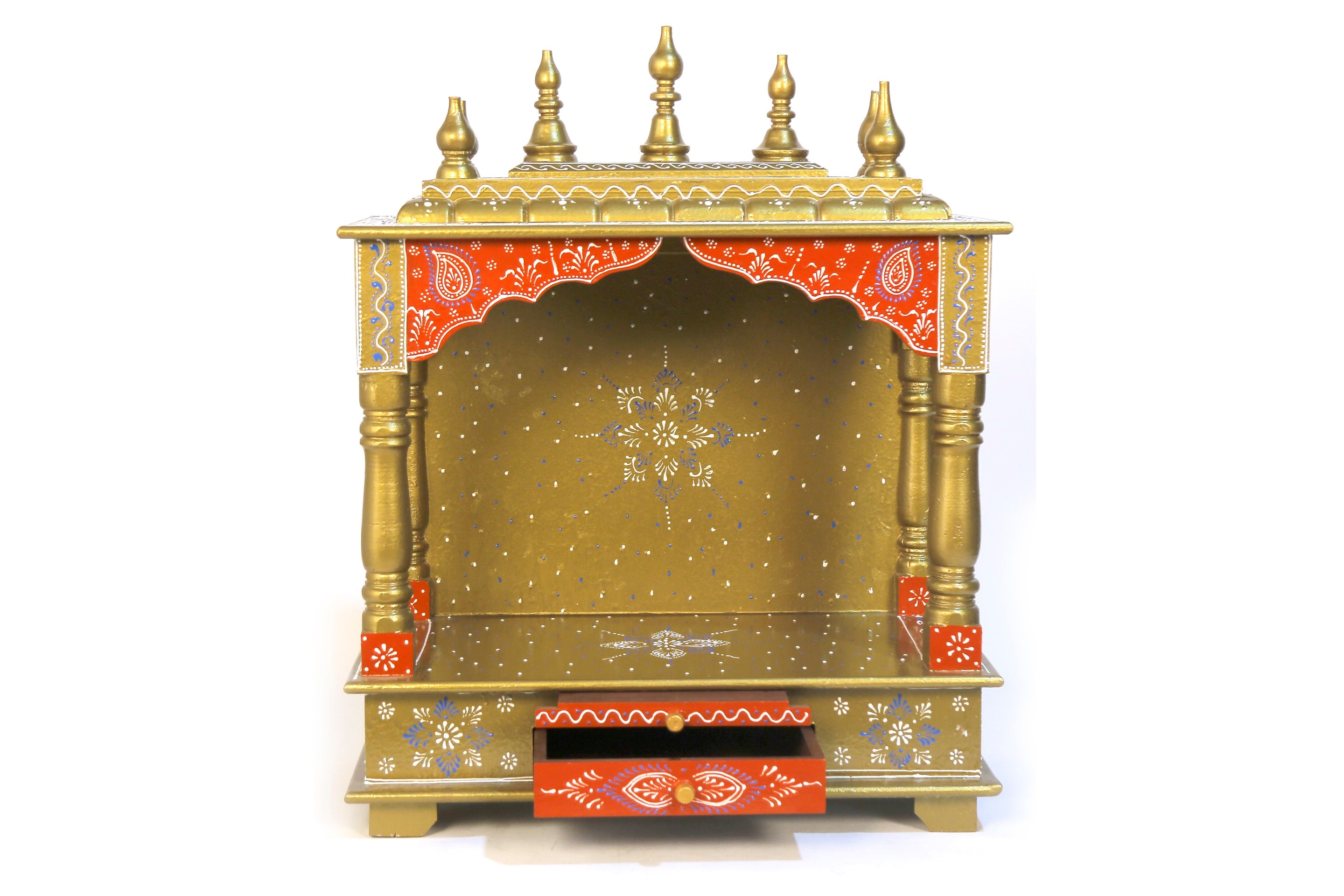Temple in Mustard Red Temple