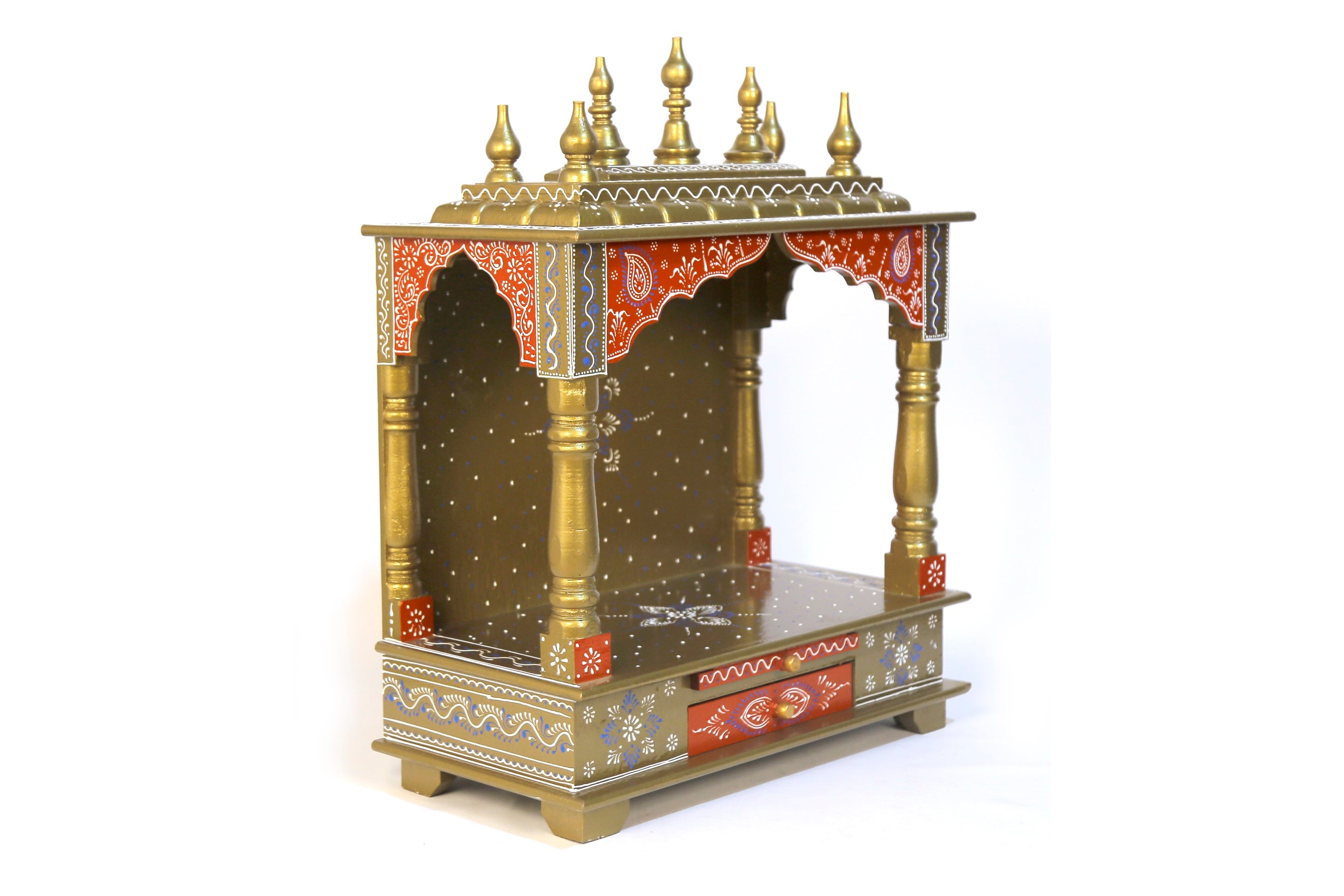Temple in Mustard Red Temple