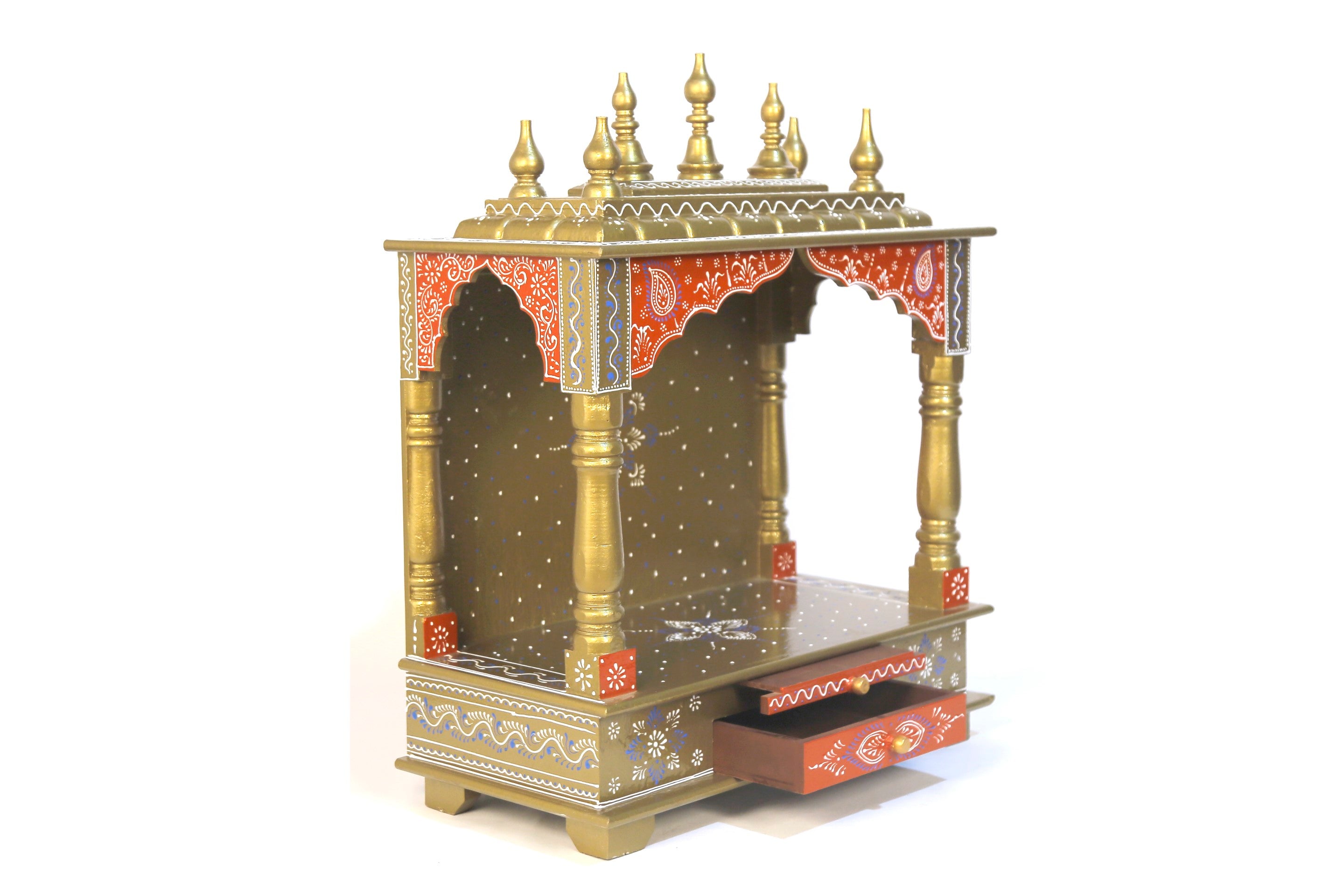 Temple in Mustard Red Temple