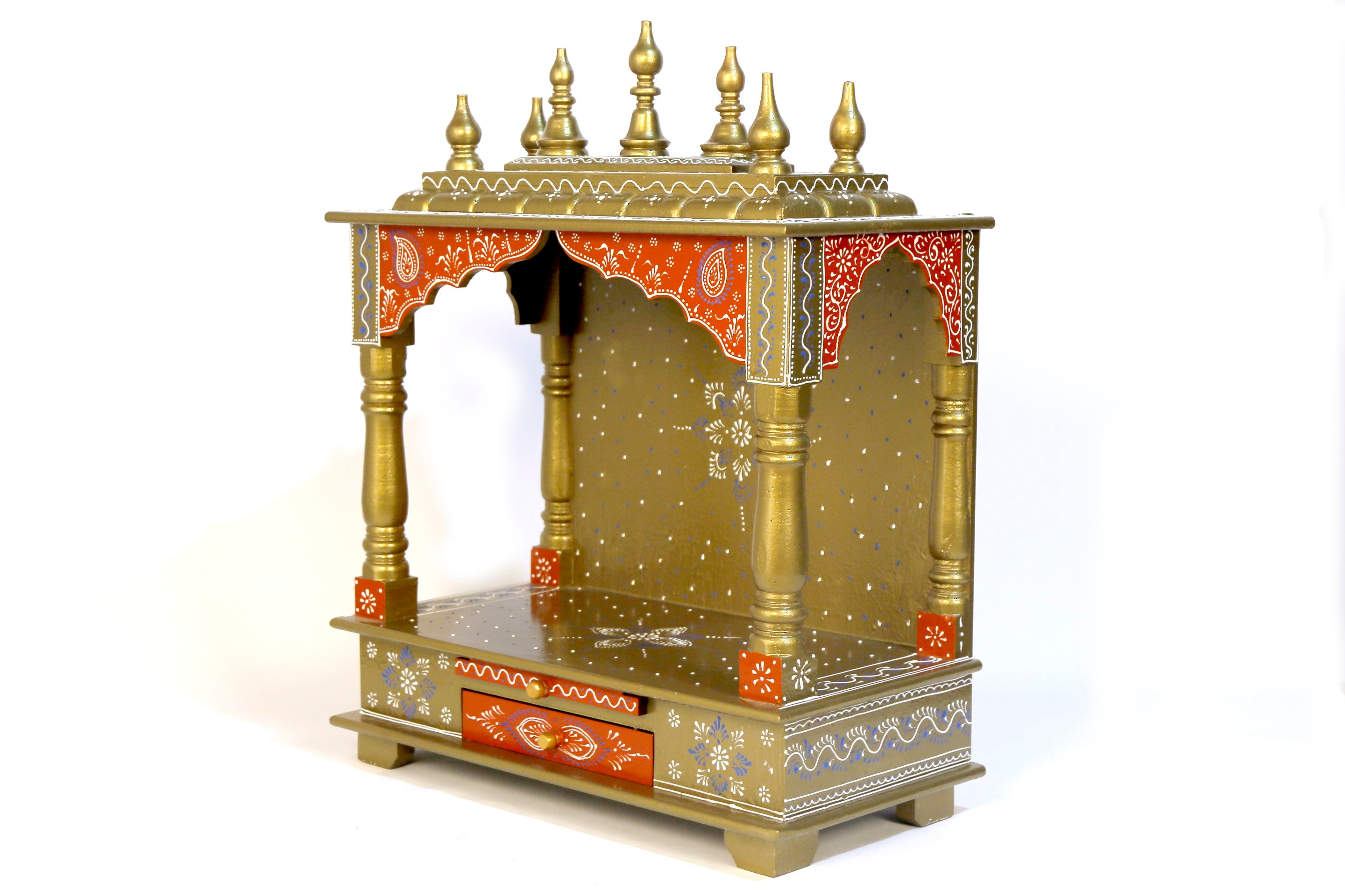 Temple in Mustard Red Temple