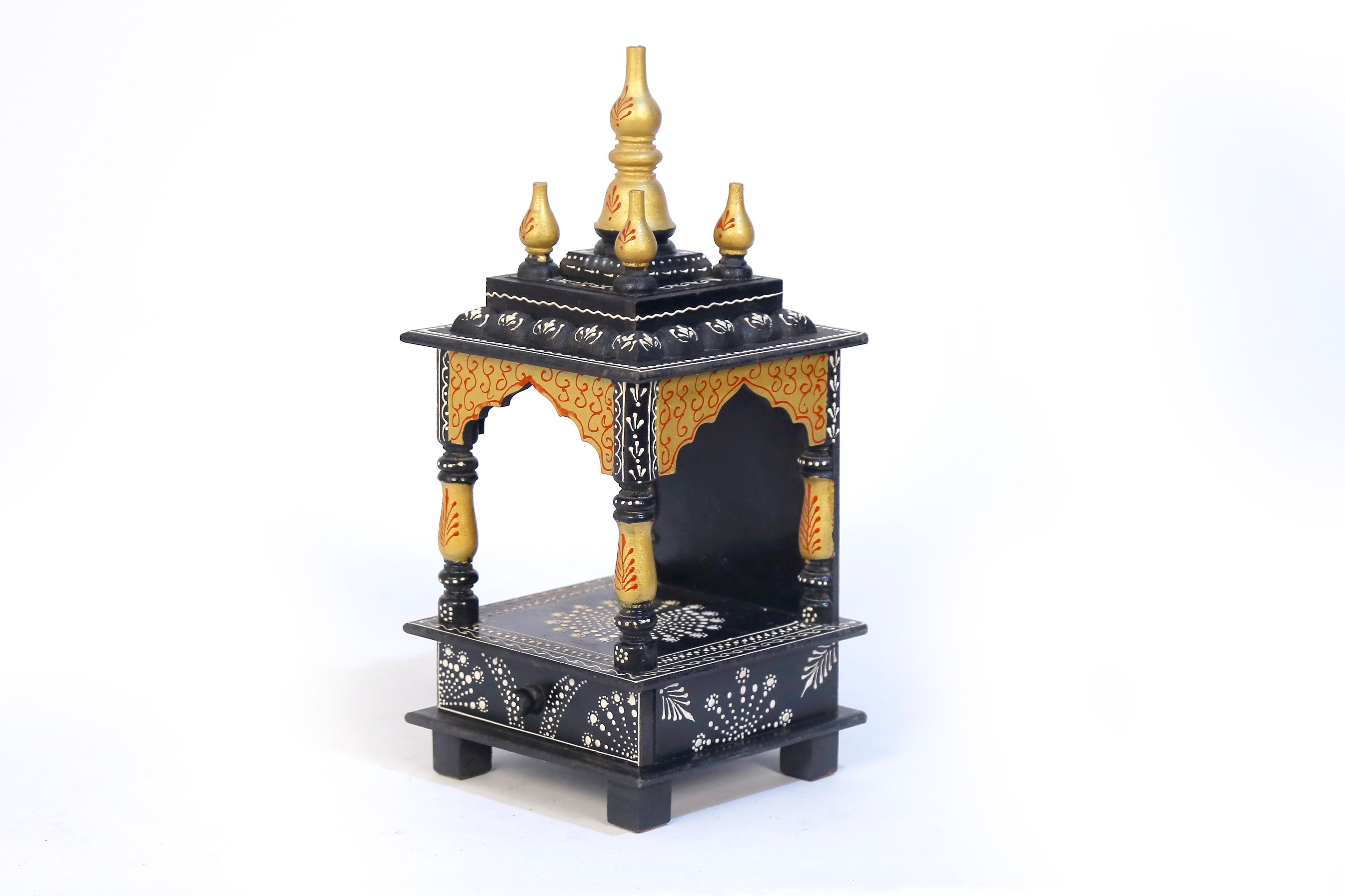 Black and Yellow Temple Temple