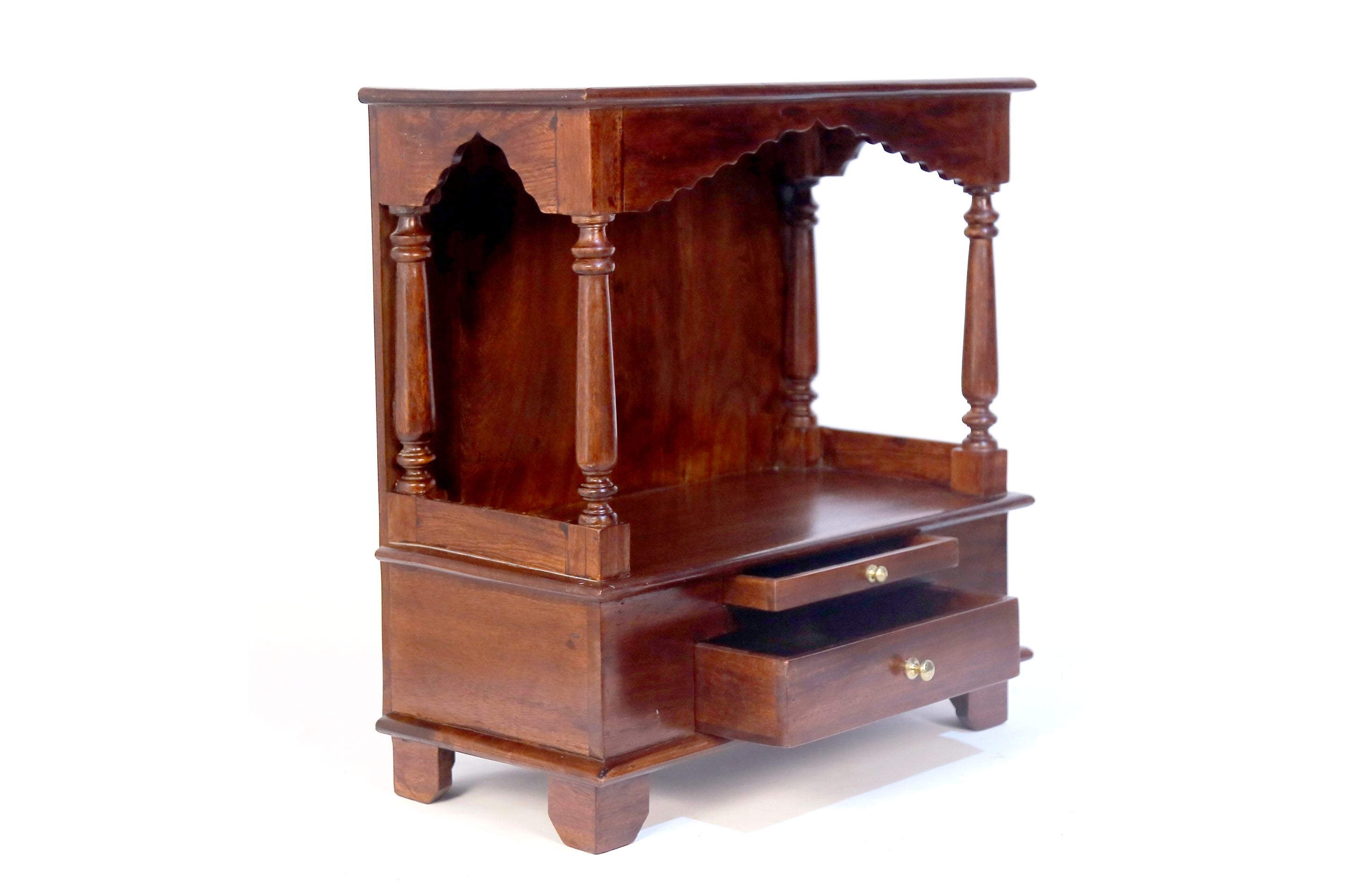 Solid Carved Wooden Temple Temple
