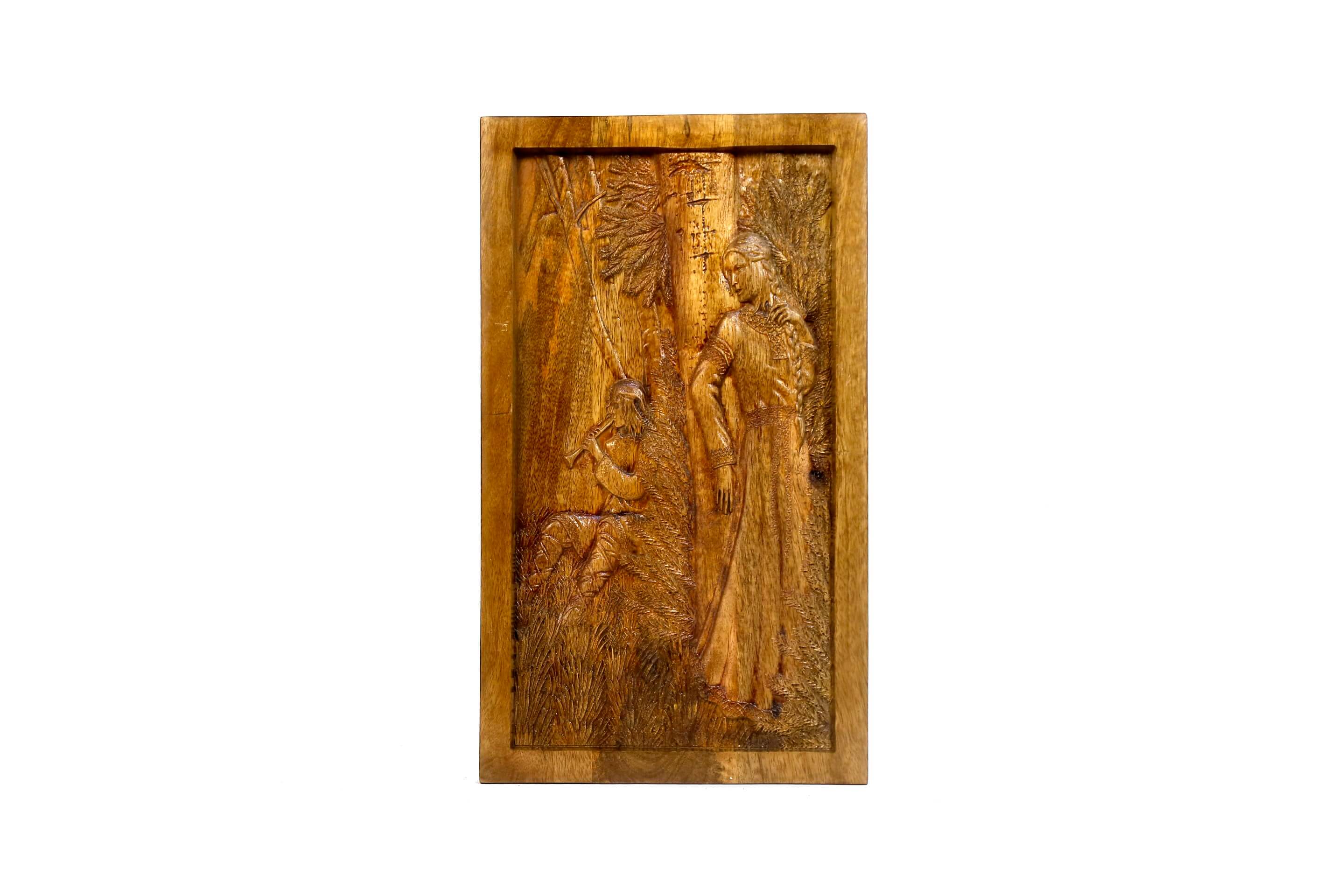 Hide and Seek Wooden Frame Artwork Wall Decor