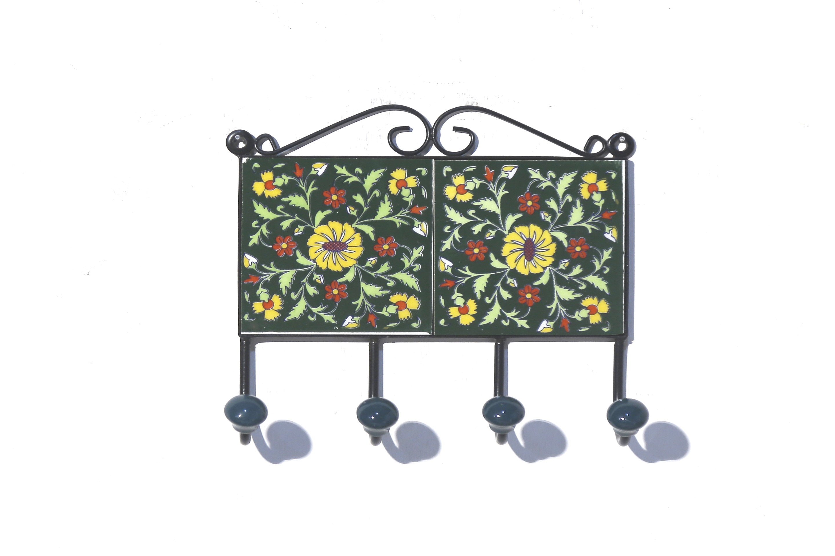 4 Hook Metallic Tile Hanger Hook