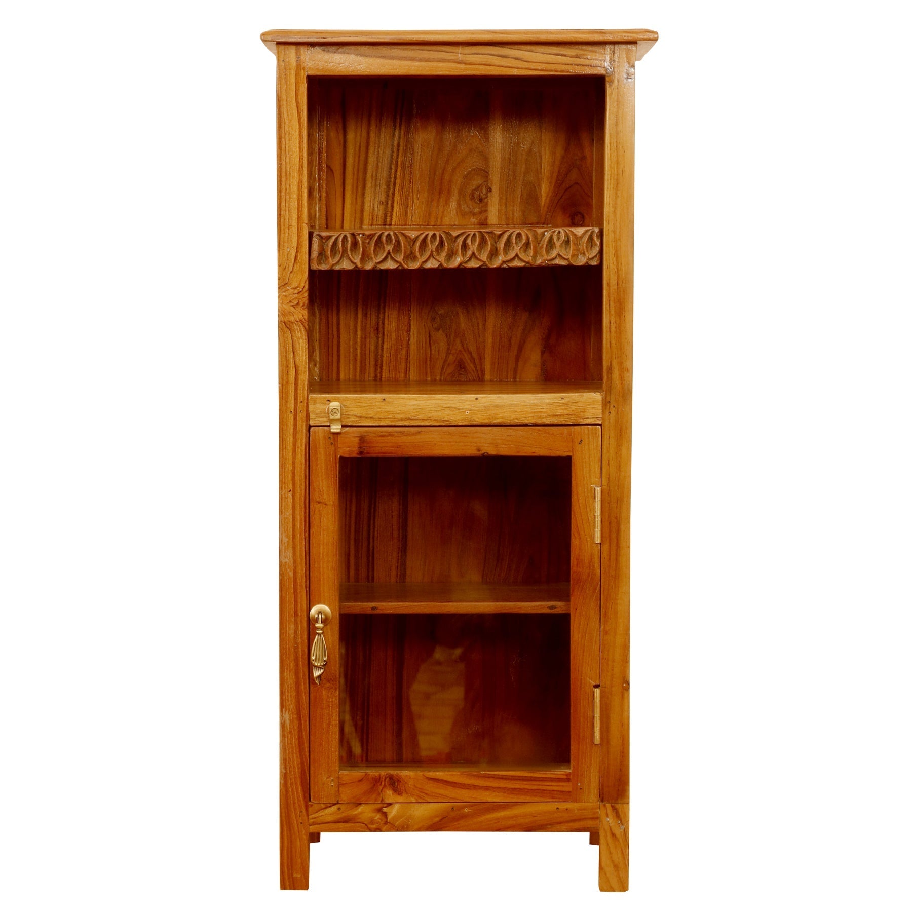 Teak wood compact Kitchen Cabinet Default Title Wall Cabinet