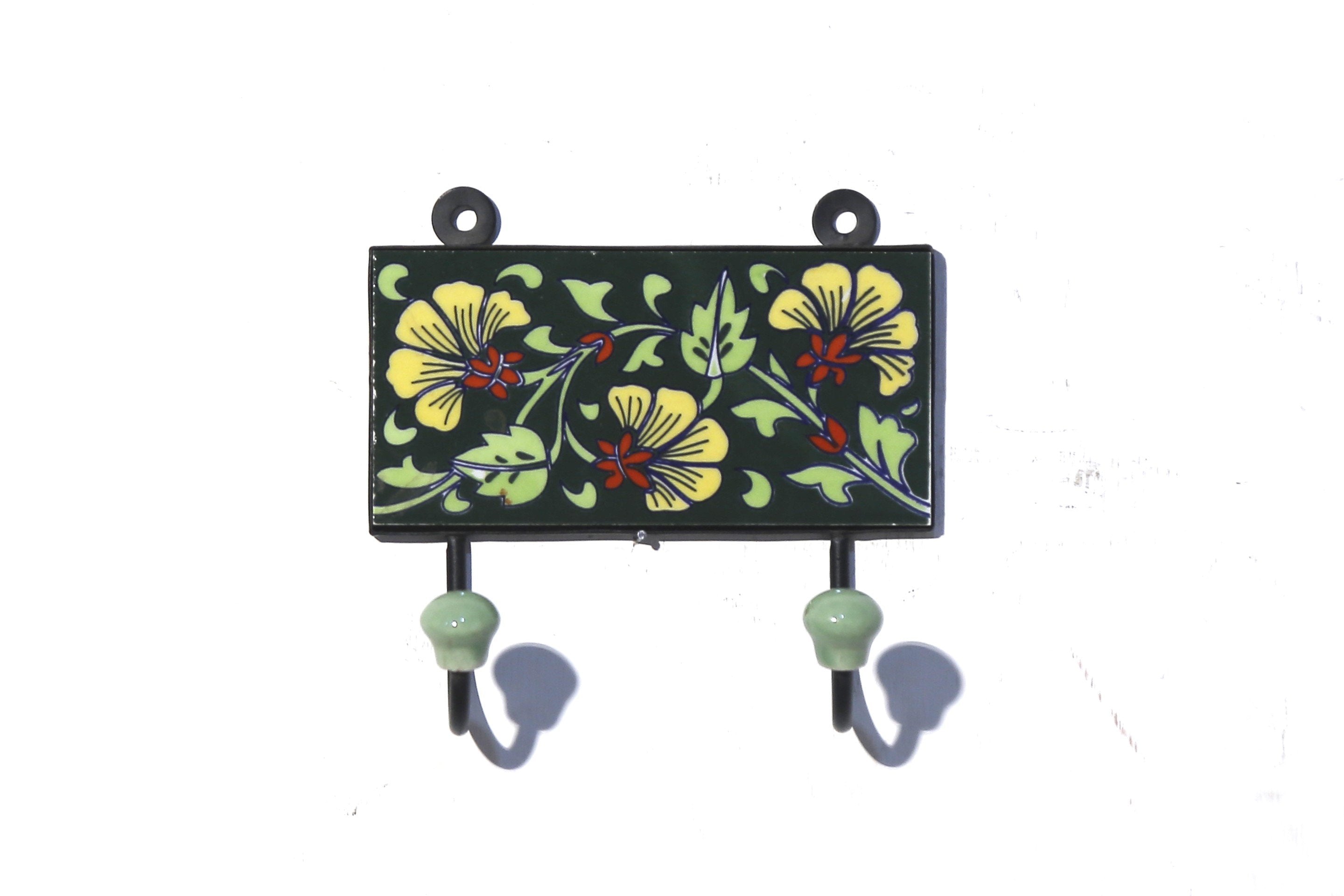 3 by 6 Tile Hook with Metallic Frame Pattern-2 Hook