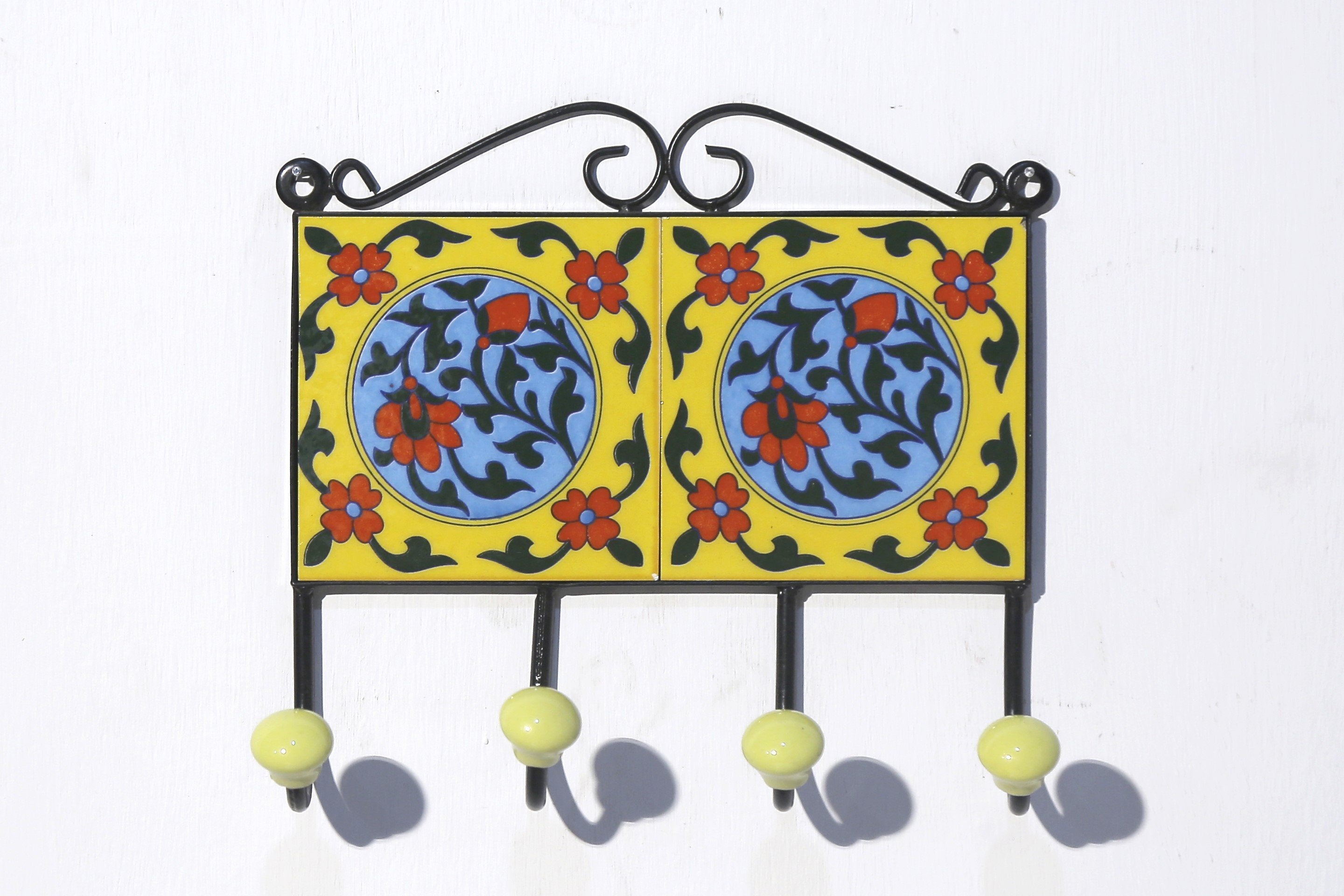 4 Hook Metallic Tile Hanger Hook
