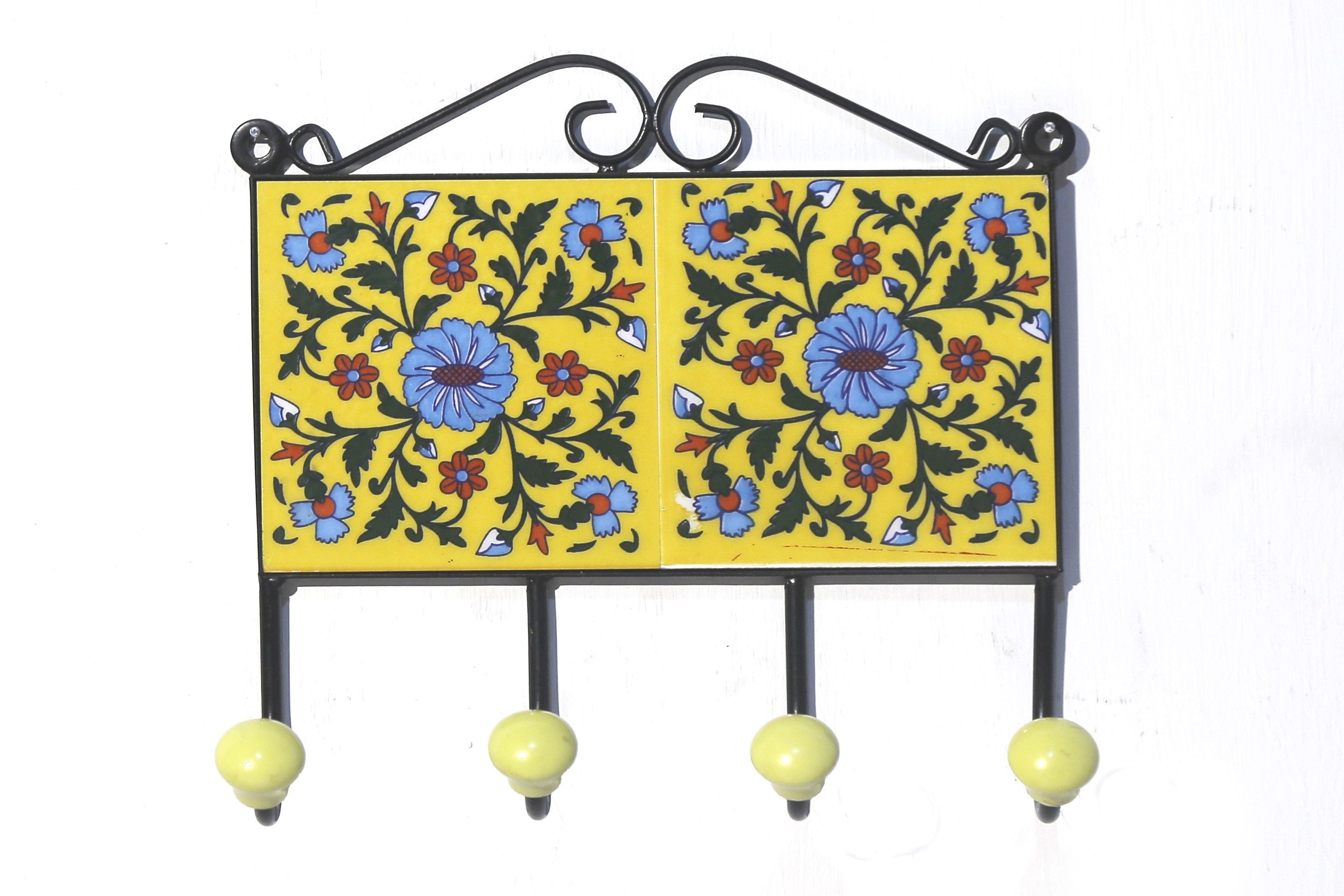 4 Hook Metallic Tile Hanger Hook