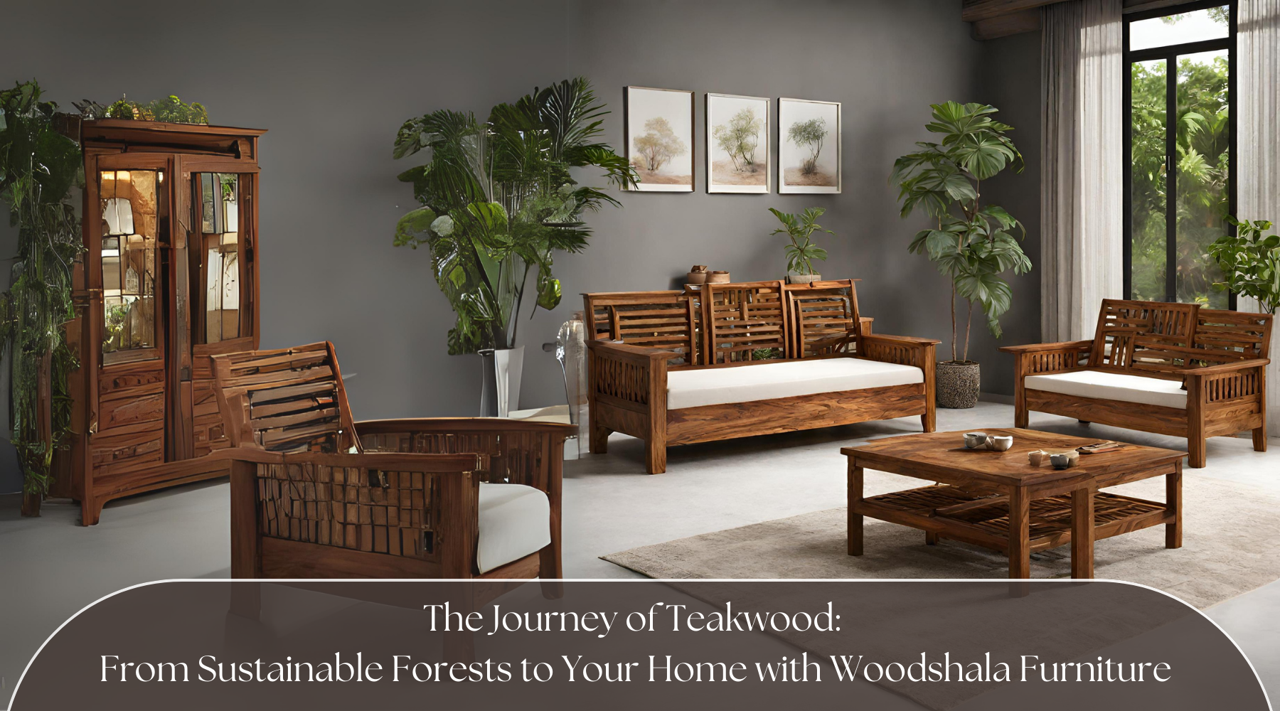 The Journey of Teakwood: From Sustainable Forests to Your Home with Woodshala Furniture