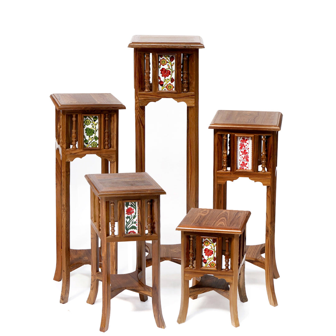 Classic Tiled End Table (Set of 5) End Table