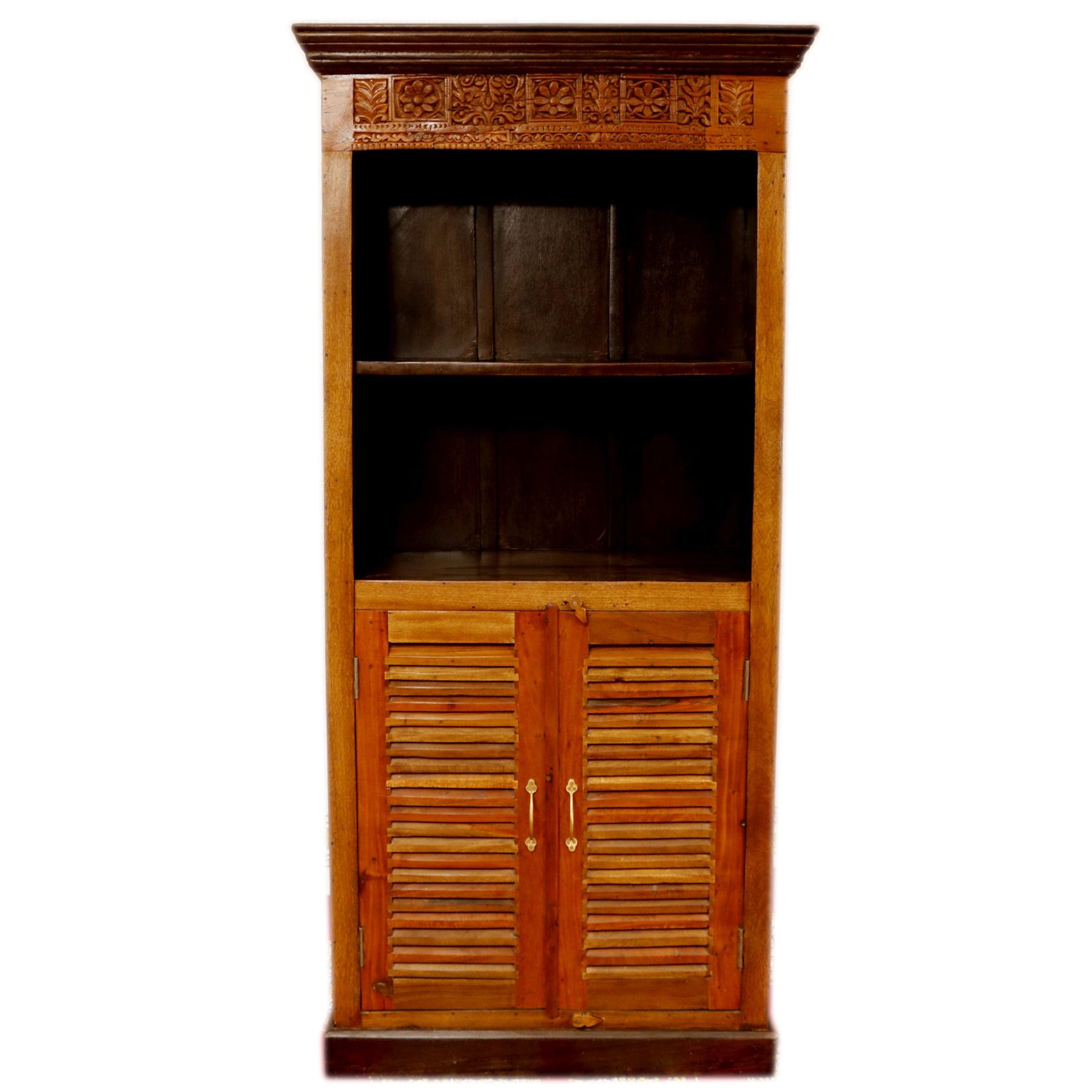 Shutter Solid Wood Display Cabinet Showcase
