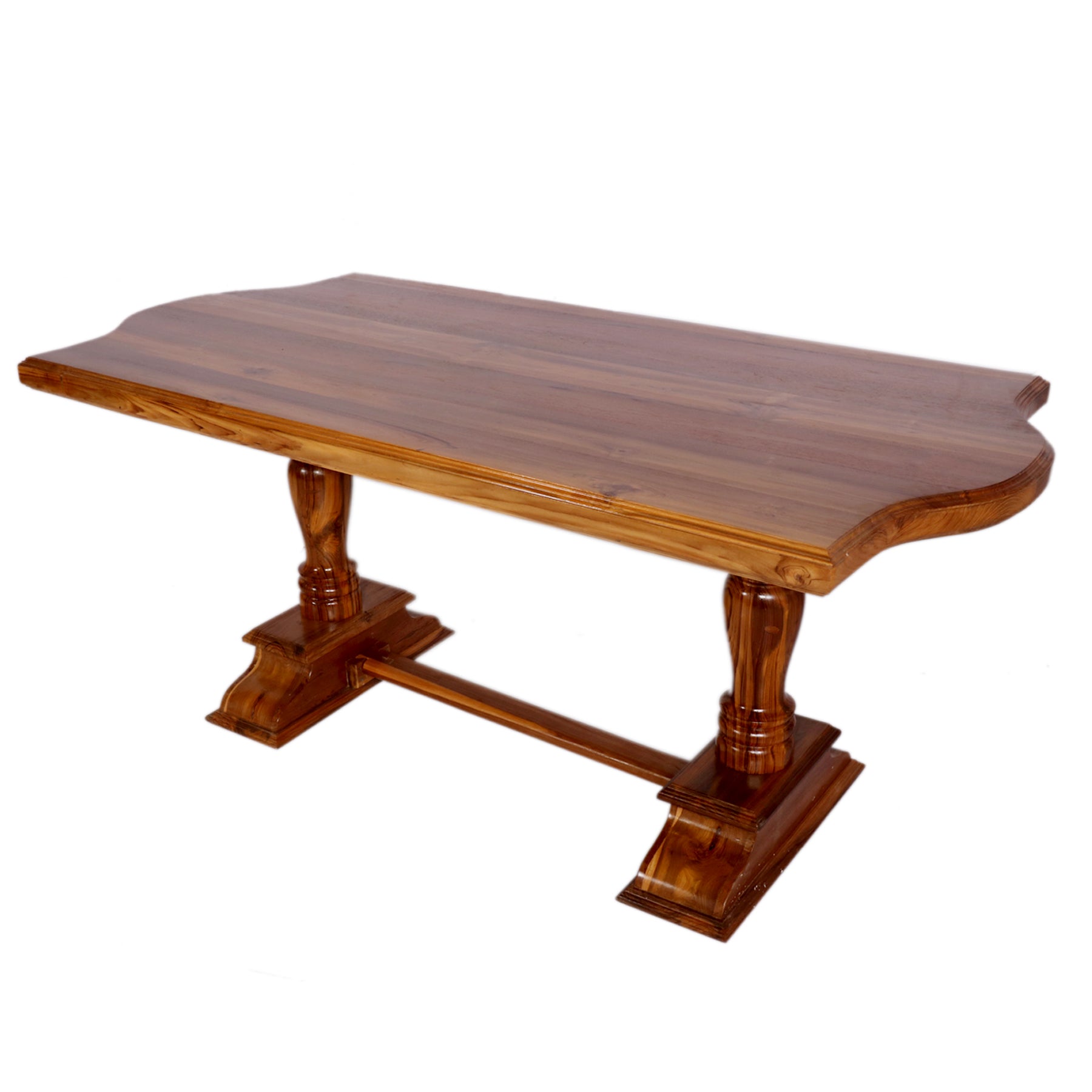 Rectangular Teak Wood Accent Dining Table Dining Table