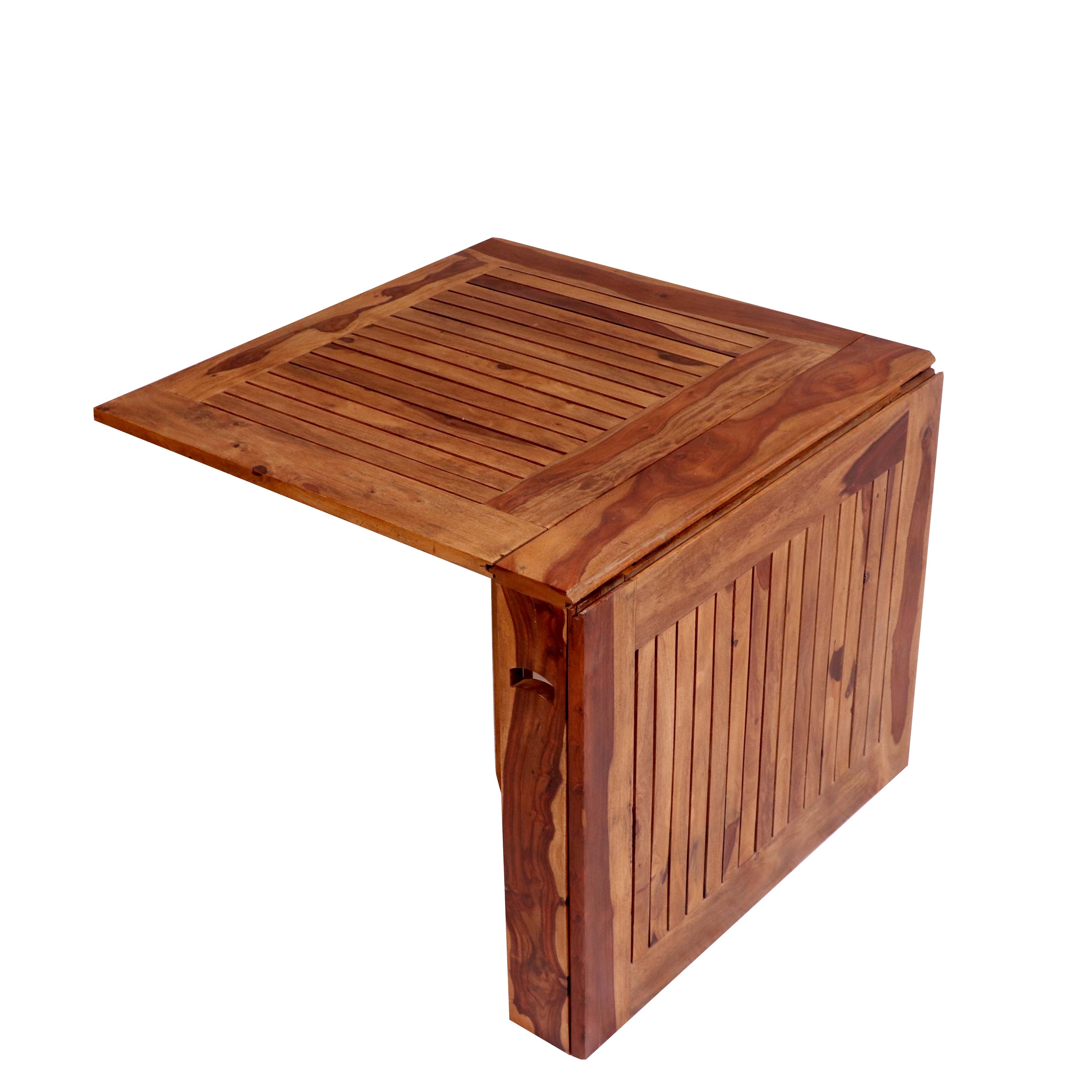 Solid wood folding online table