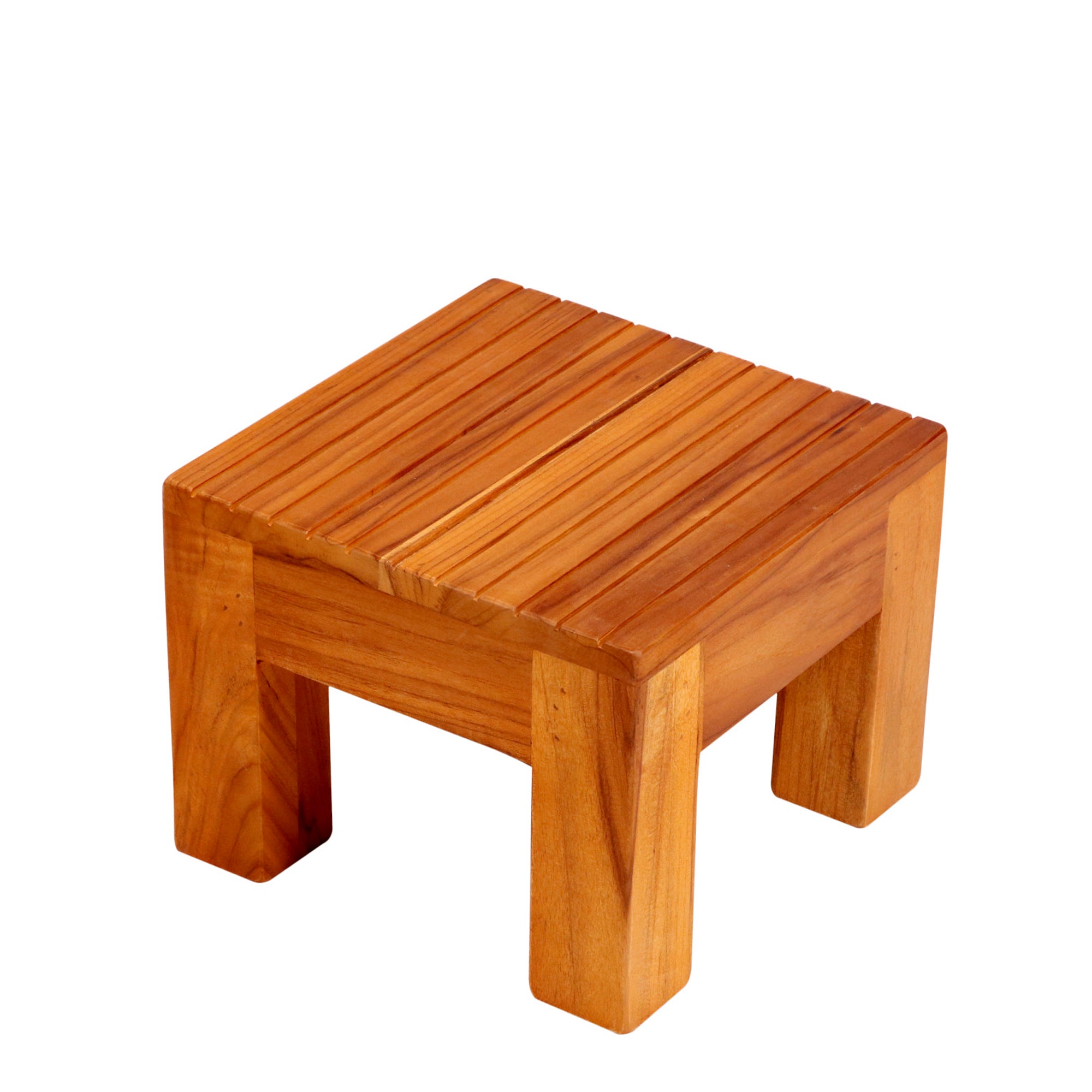 Strip based rock concept solid wood compact Stool Stool