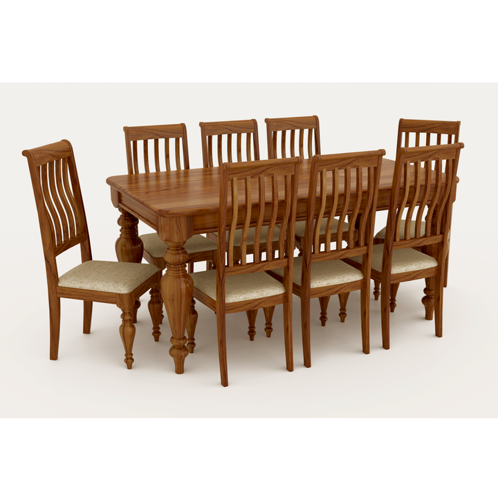 Classic Teak 8 Seater Dining Chair Set Dining Set