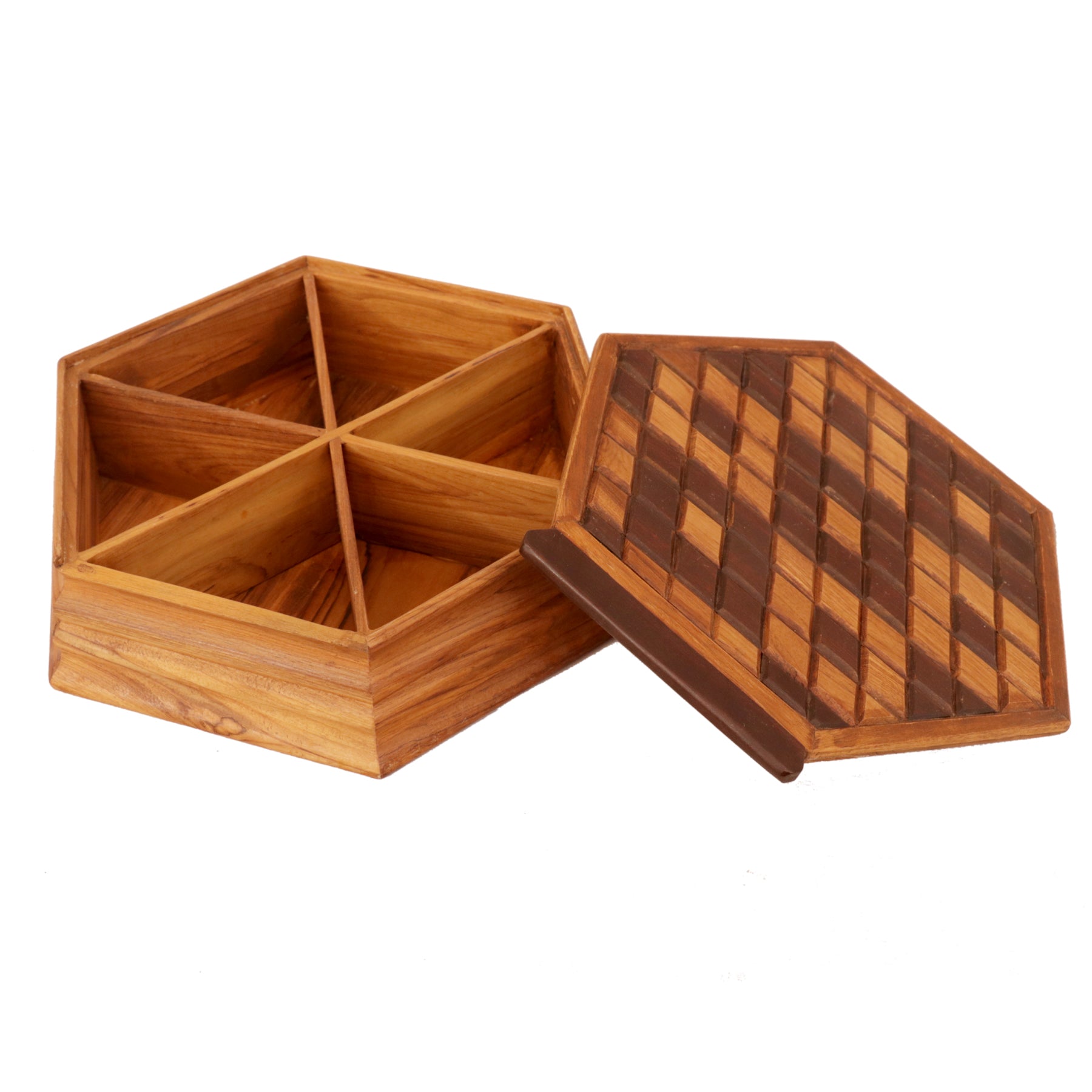 Pinned Diamond Box Wooden Box