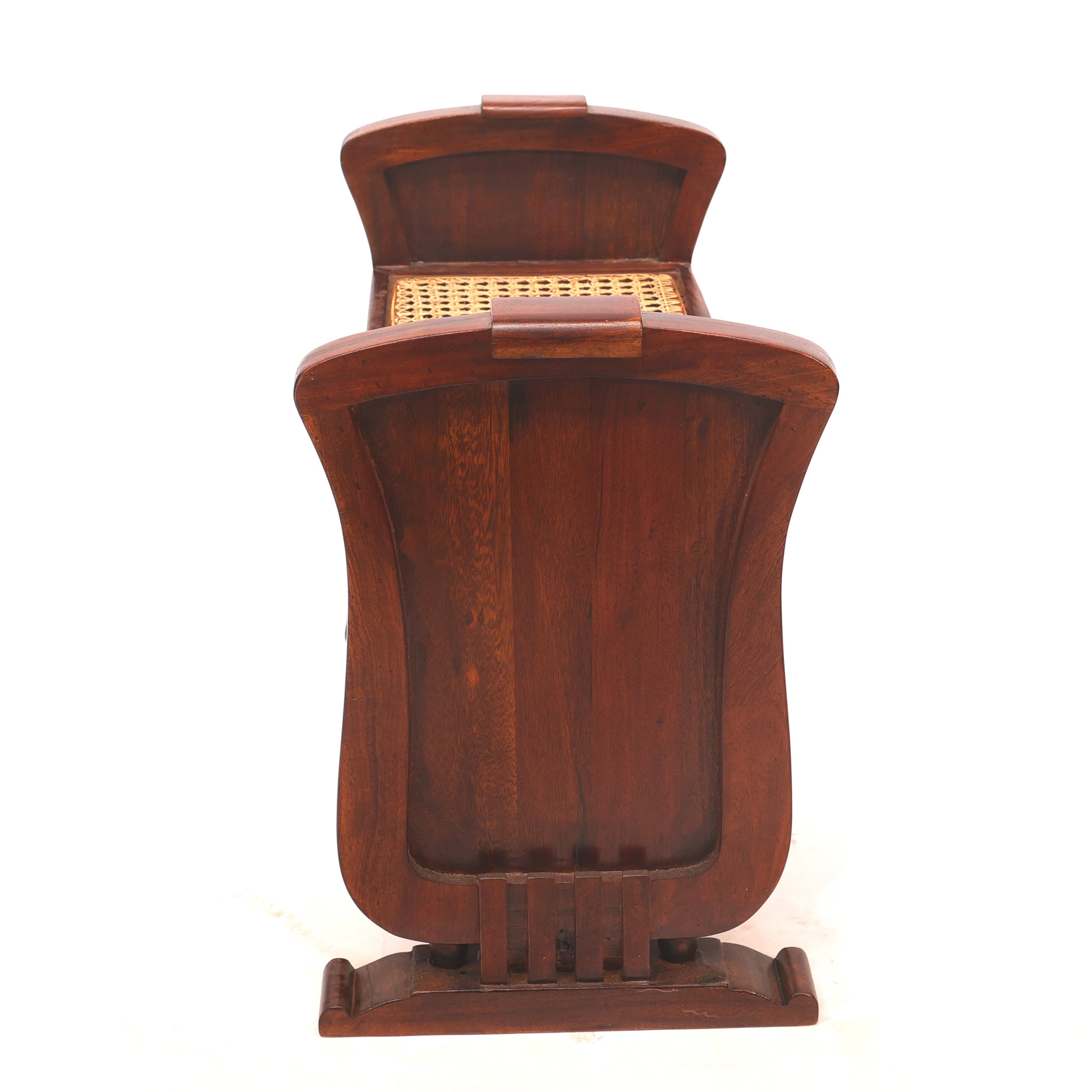 Traditional Seating Height Cane Stool Stool