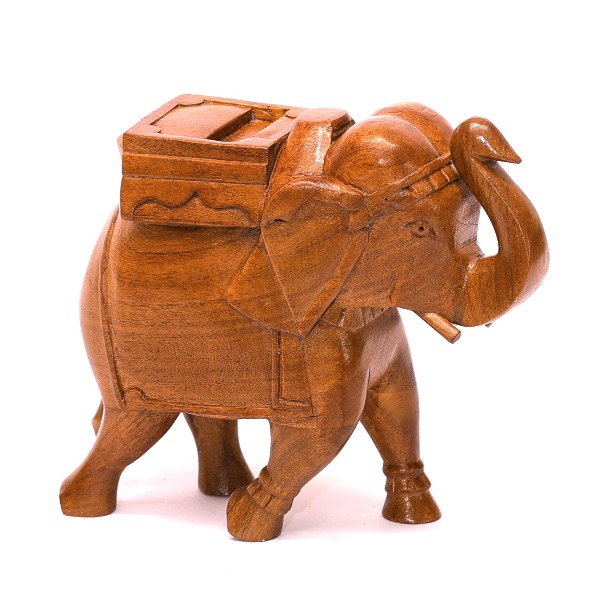 Handcrafted Rajwadi Elephant Showpiece Animal Figurine
