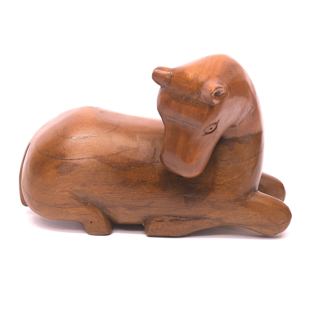 Vintage Wooden Handmade Carved Animal Figurine Animal Figurine